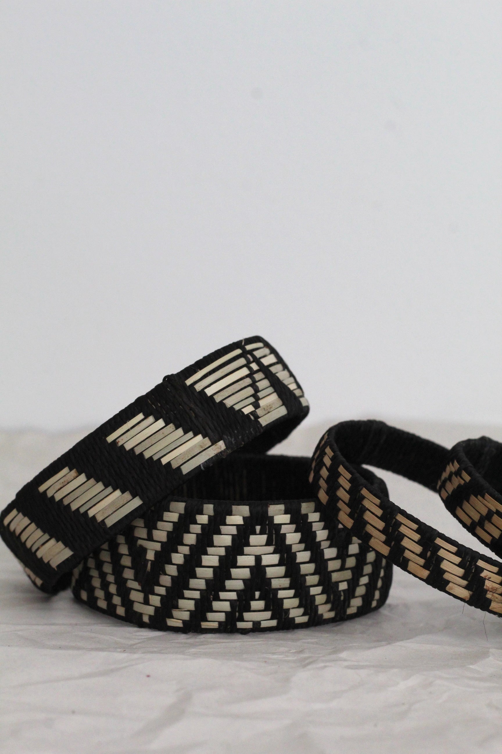 Selva Bangle Bracelet #014, handcrafted plant fibre, Argentinian jungle