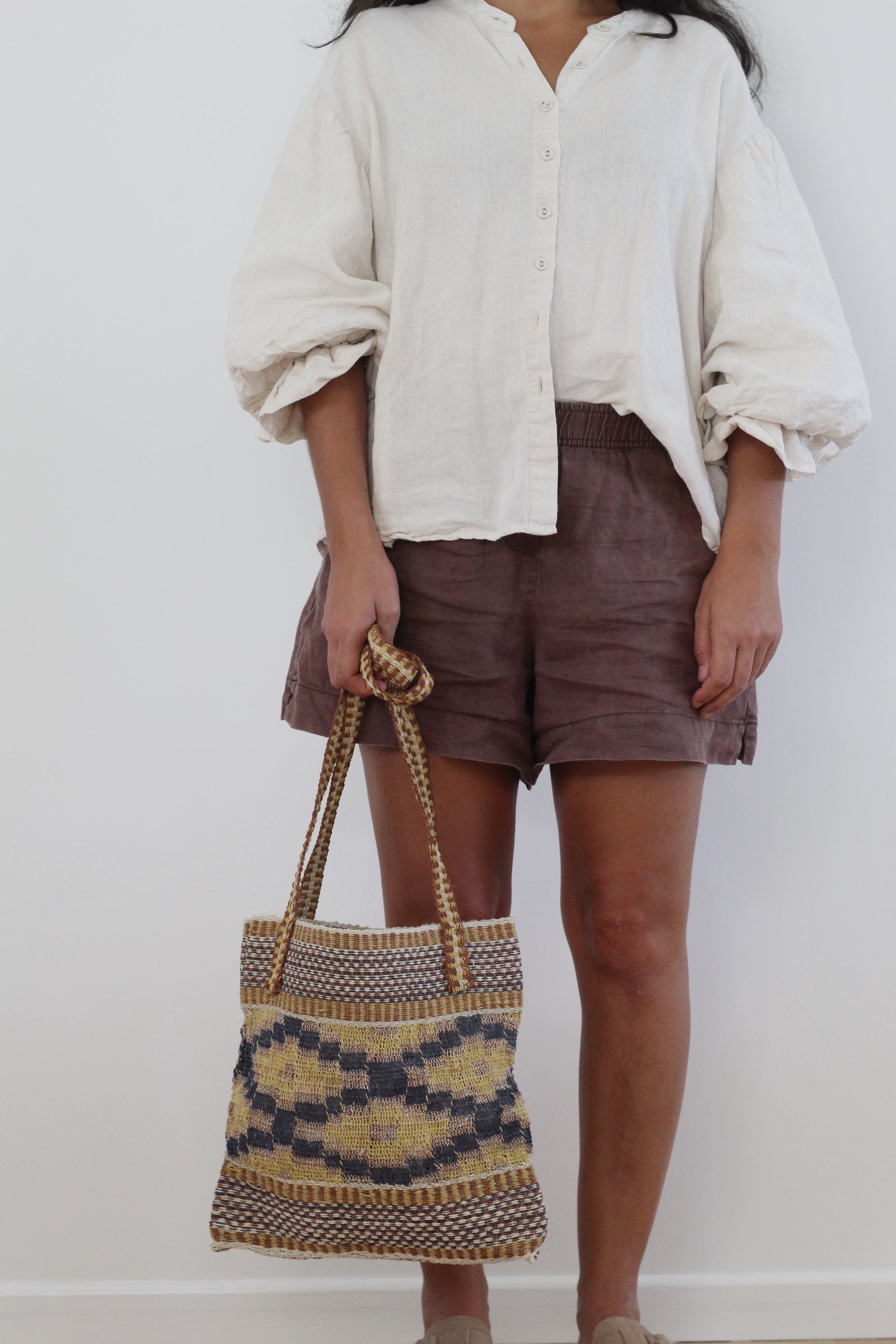 Hand woven Tierra bag #0290