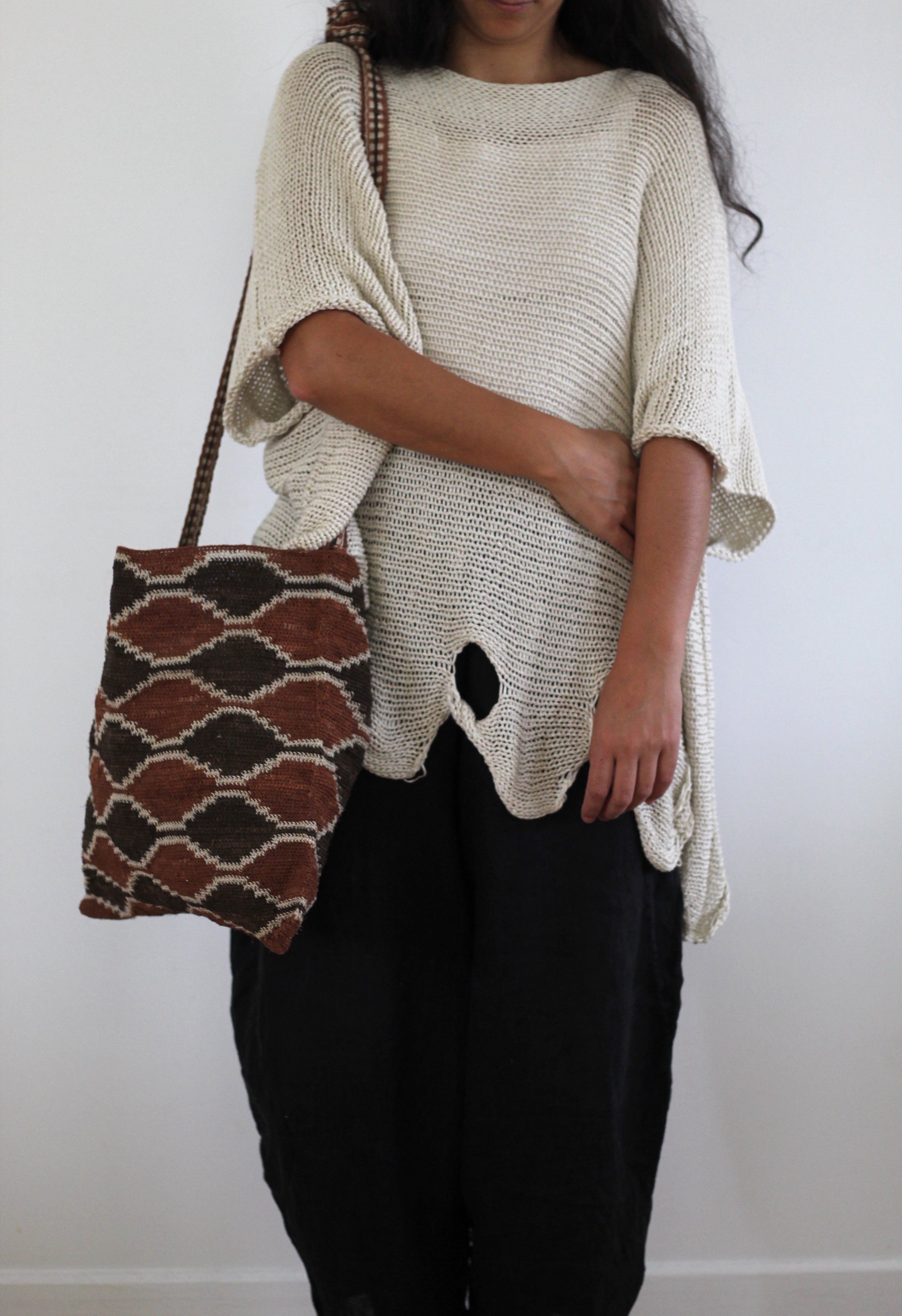 Hand woven Oversized Bag #056