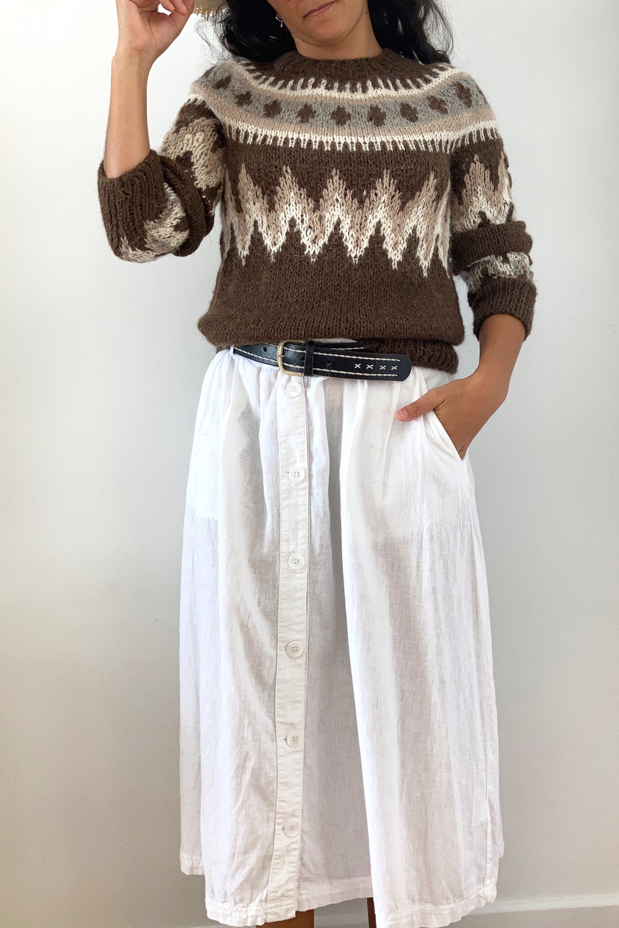 Hand Knitted Sofia Sweater