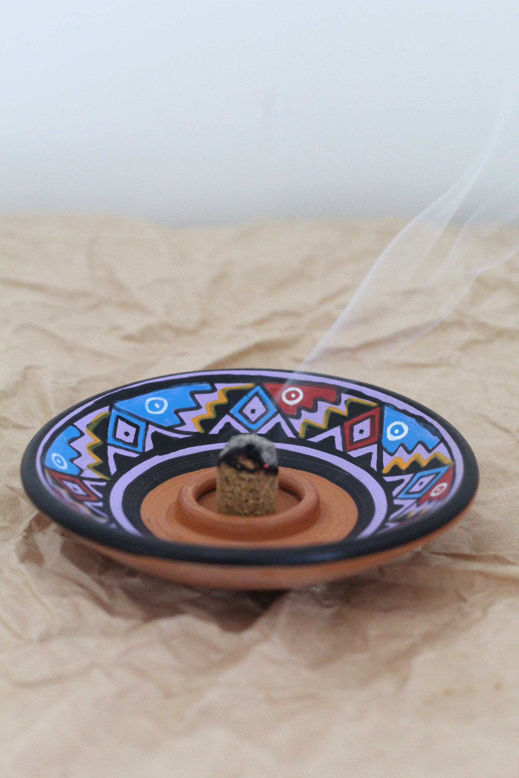 Wanchako Incense Holder #002, handmade ceramic