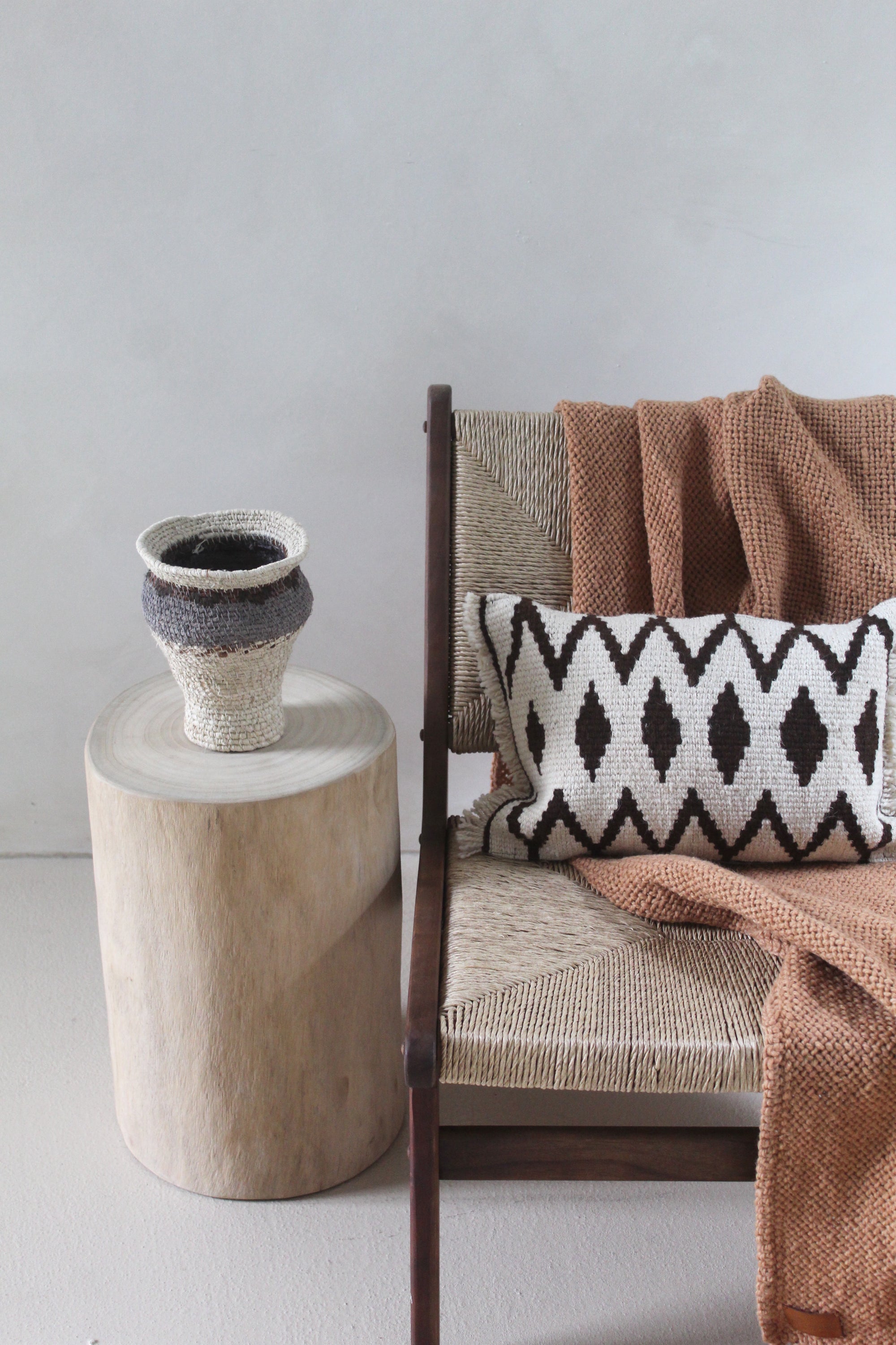 Woven Sculptural Vase 