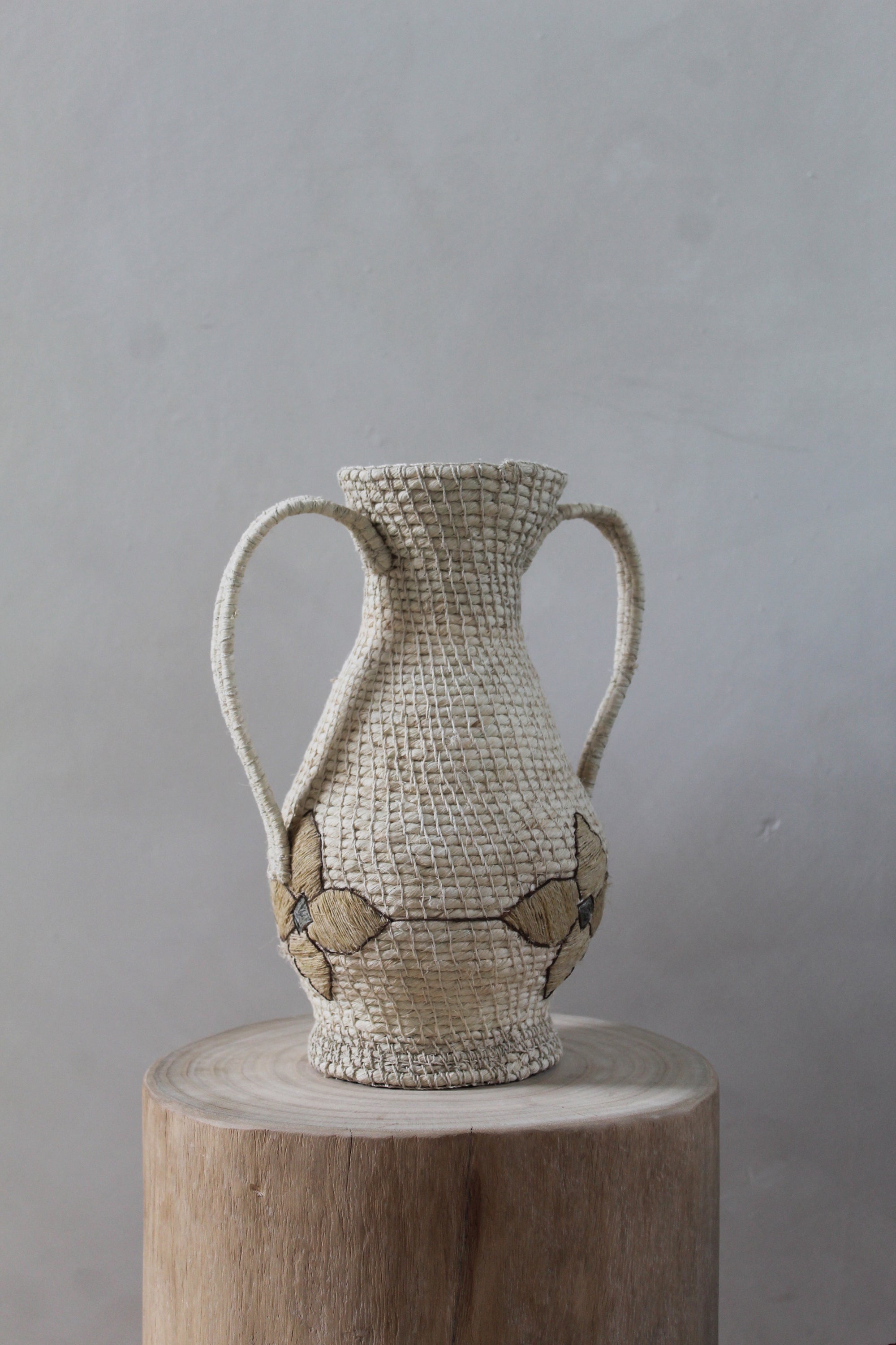 Woven Sculptural Vase 