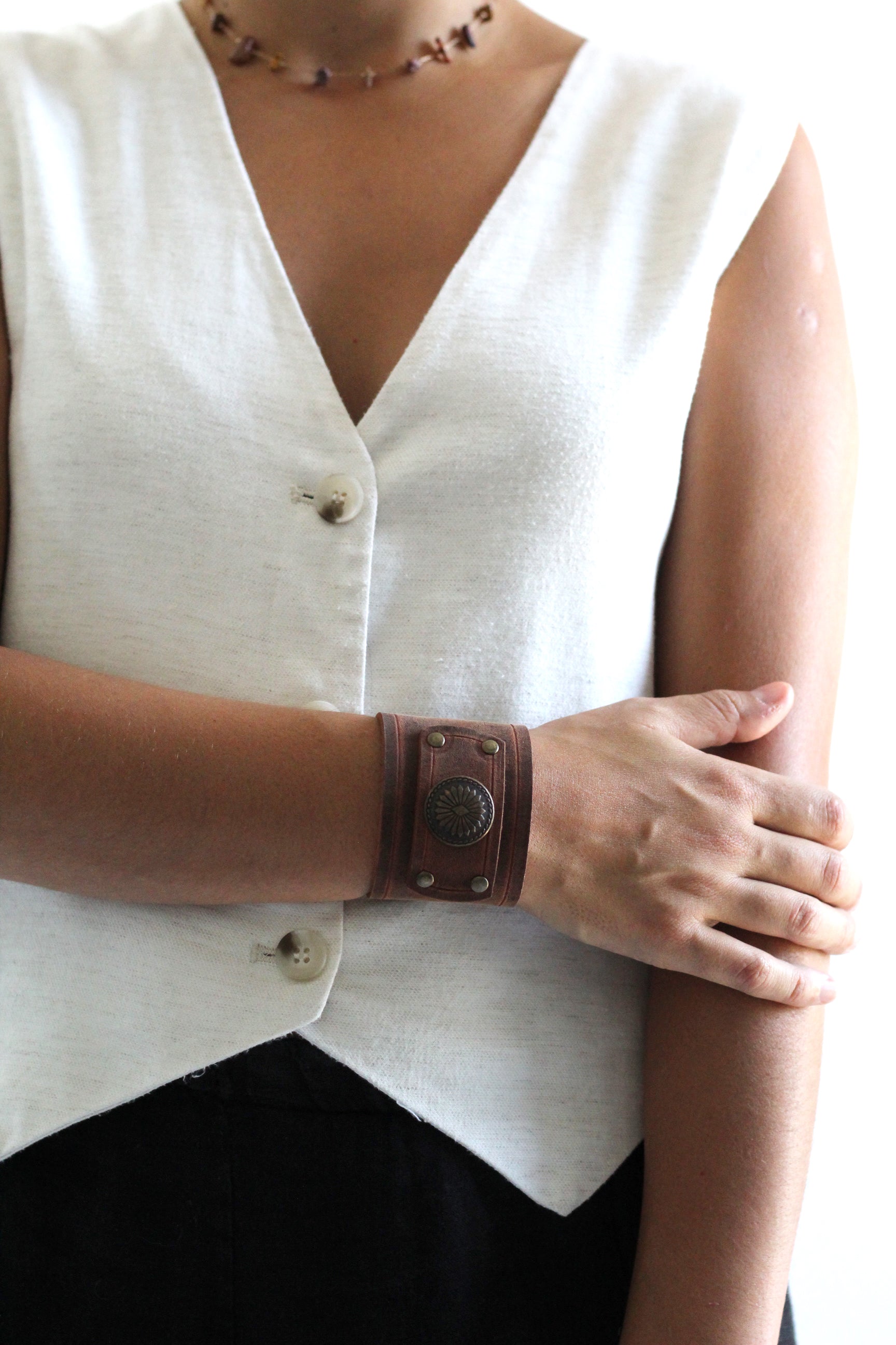 Tanned Leather Bracelet 