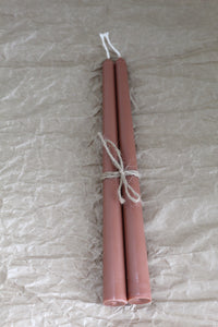 Russet Taper Candle