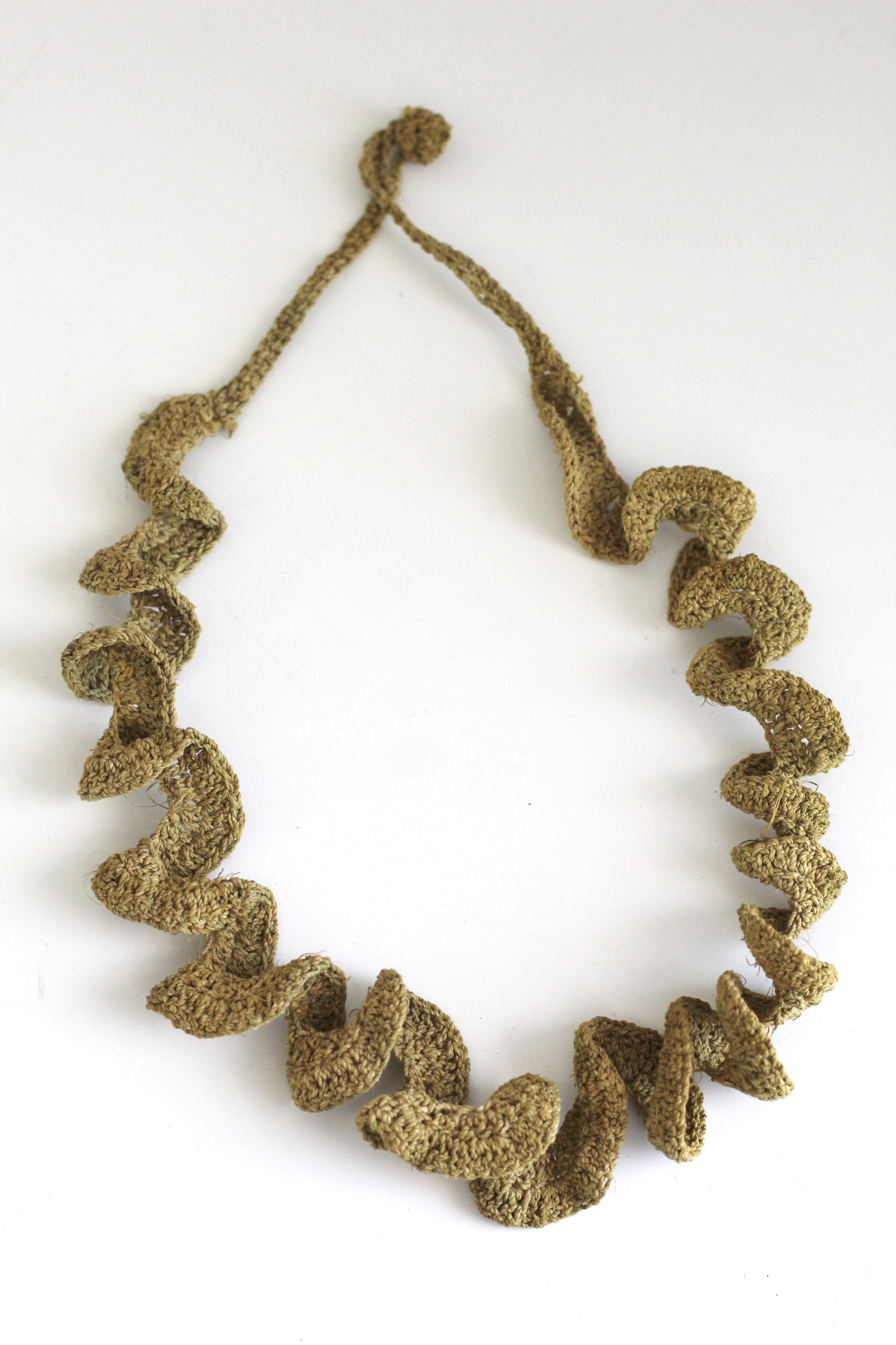 Necklace #069 Corn, handwoven chaguar by Wichi artisans, Argentina