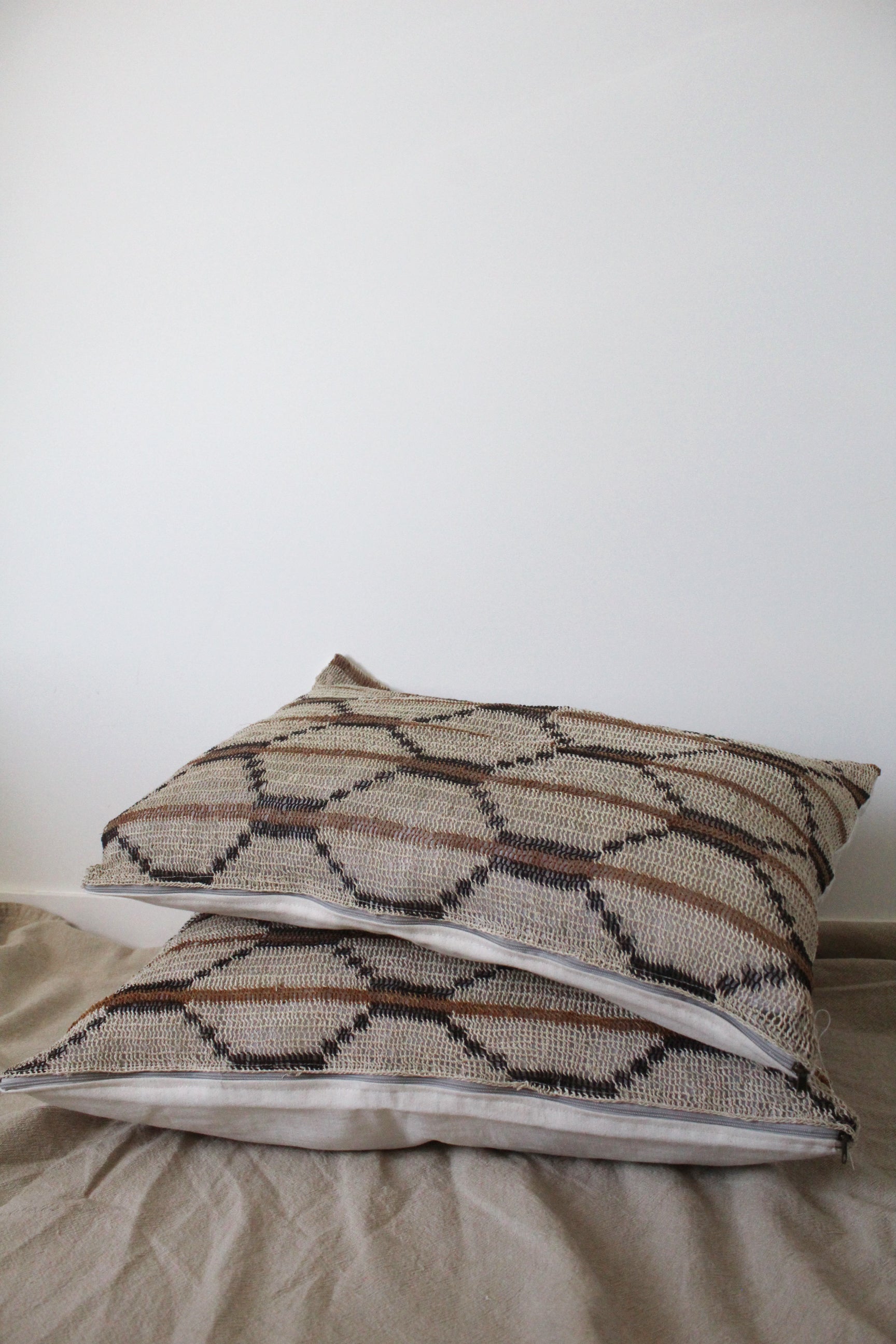 Monte Cushion #005, handwoven chaguar by Wichi artisans, Argentina
