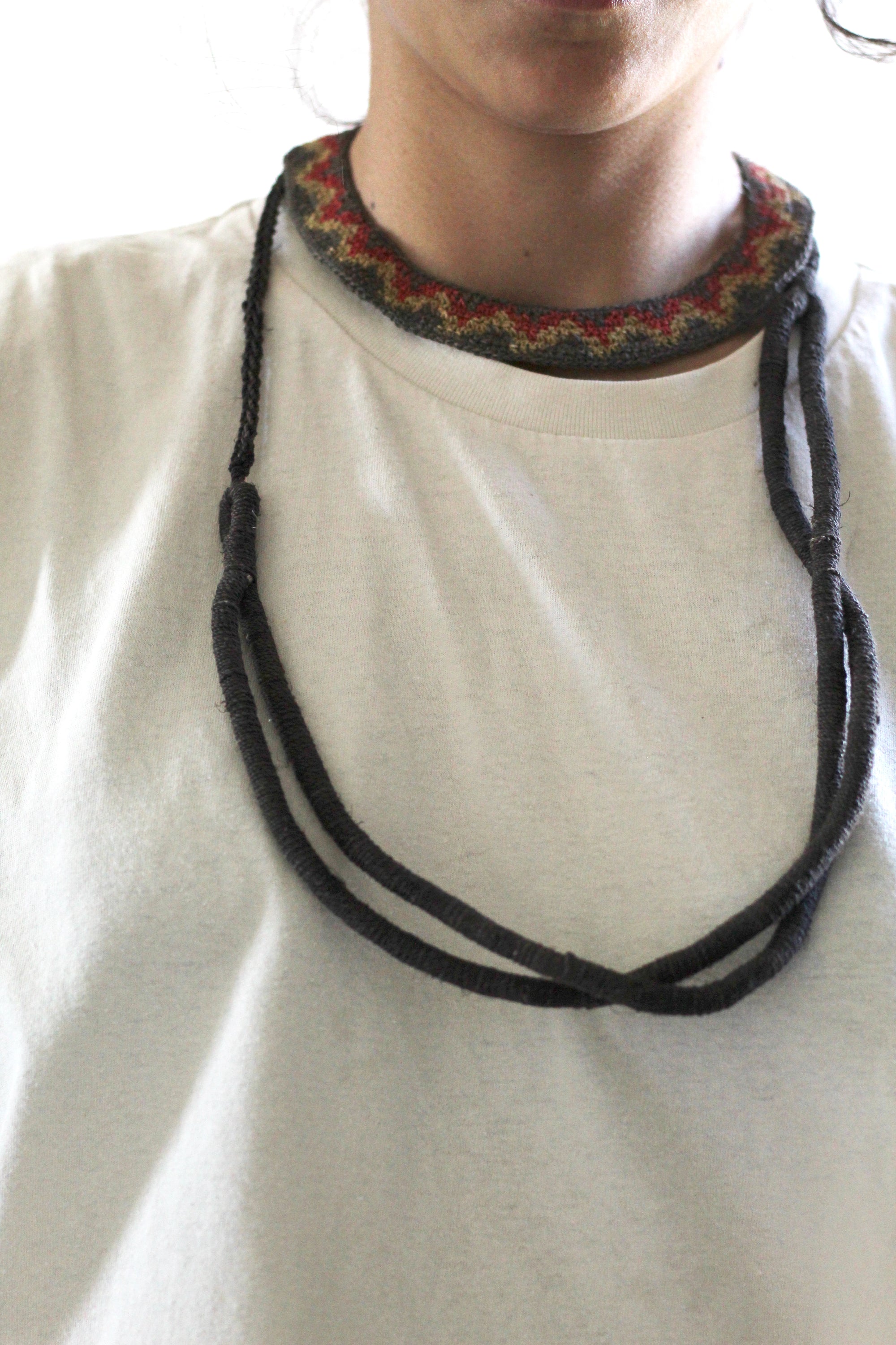 woven necklace