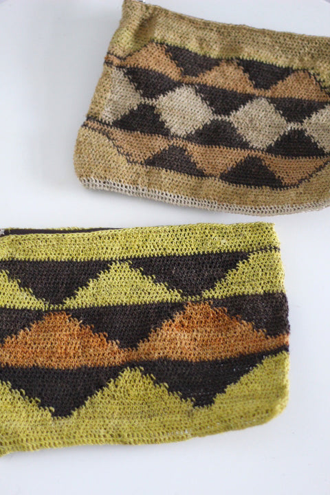 Hand woven Monte Clutch #044