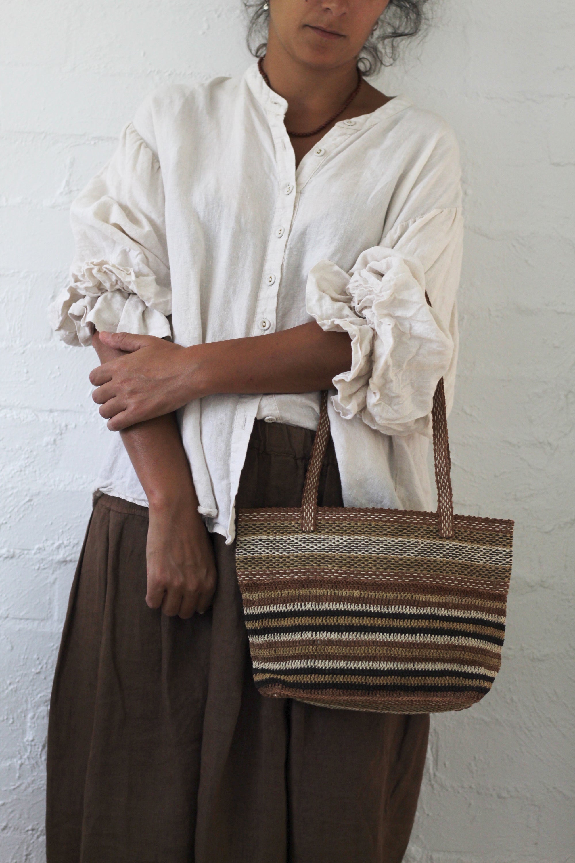 Hand Woven Etnia Bag #0180, chaguar fibre by Wichi artisans, Argentina