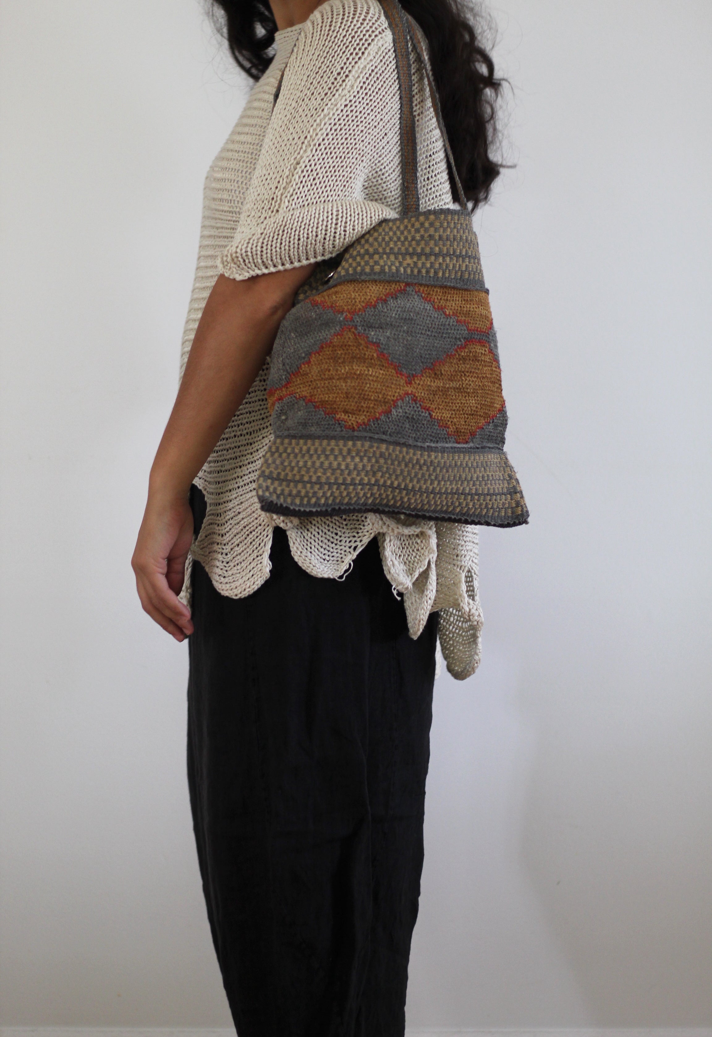 BLACK FRIDAY 25% OFF | Hand woven Tierra Bag #0363