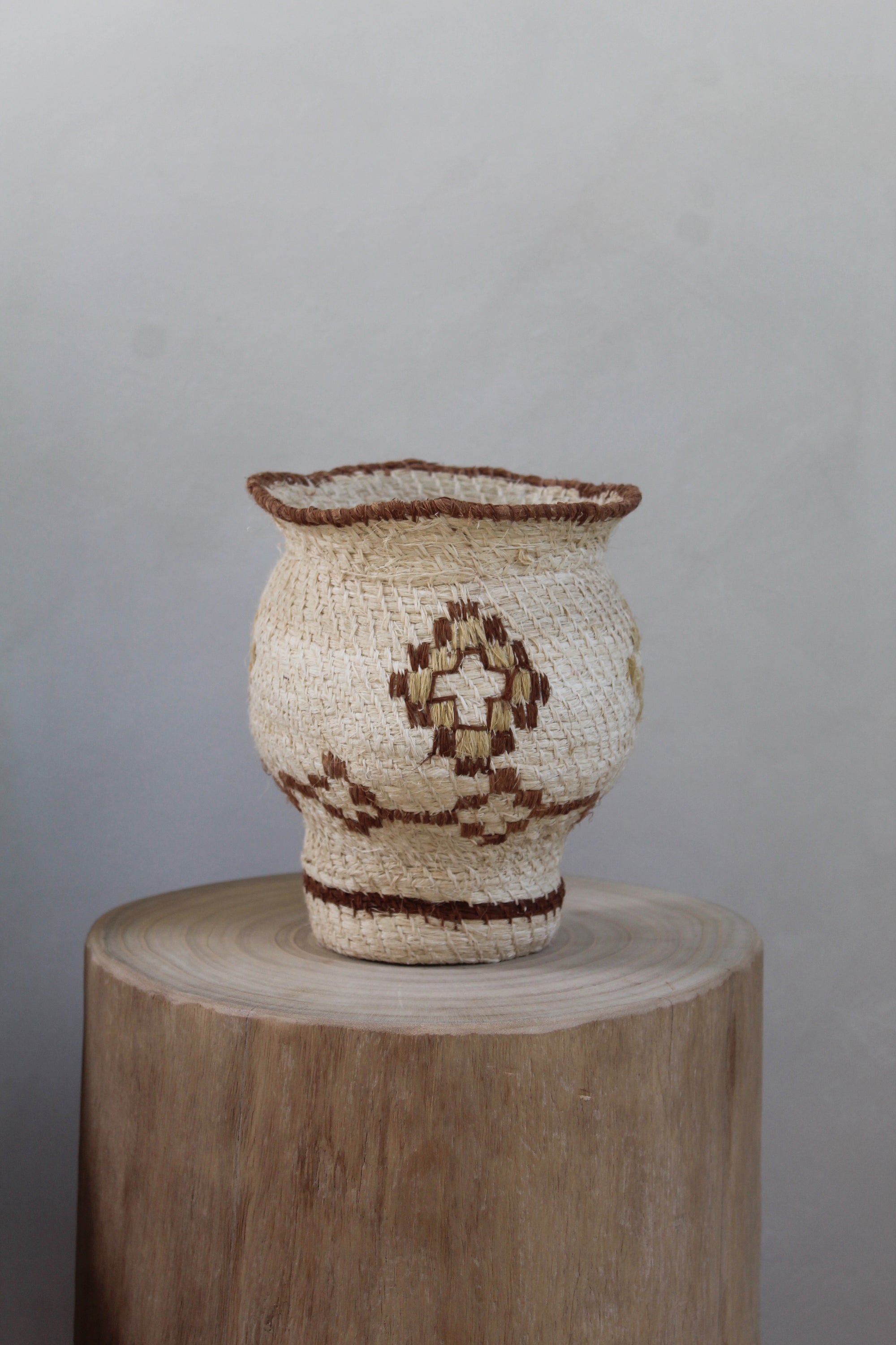 Woven Sculptural Vase 