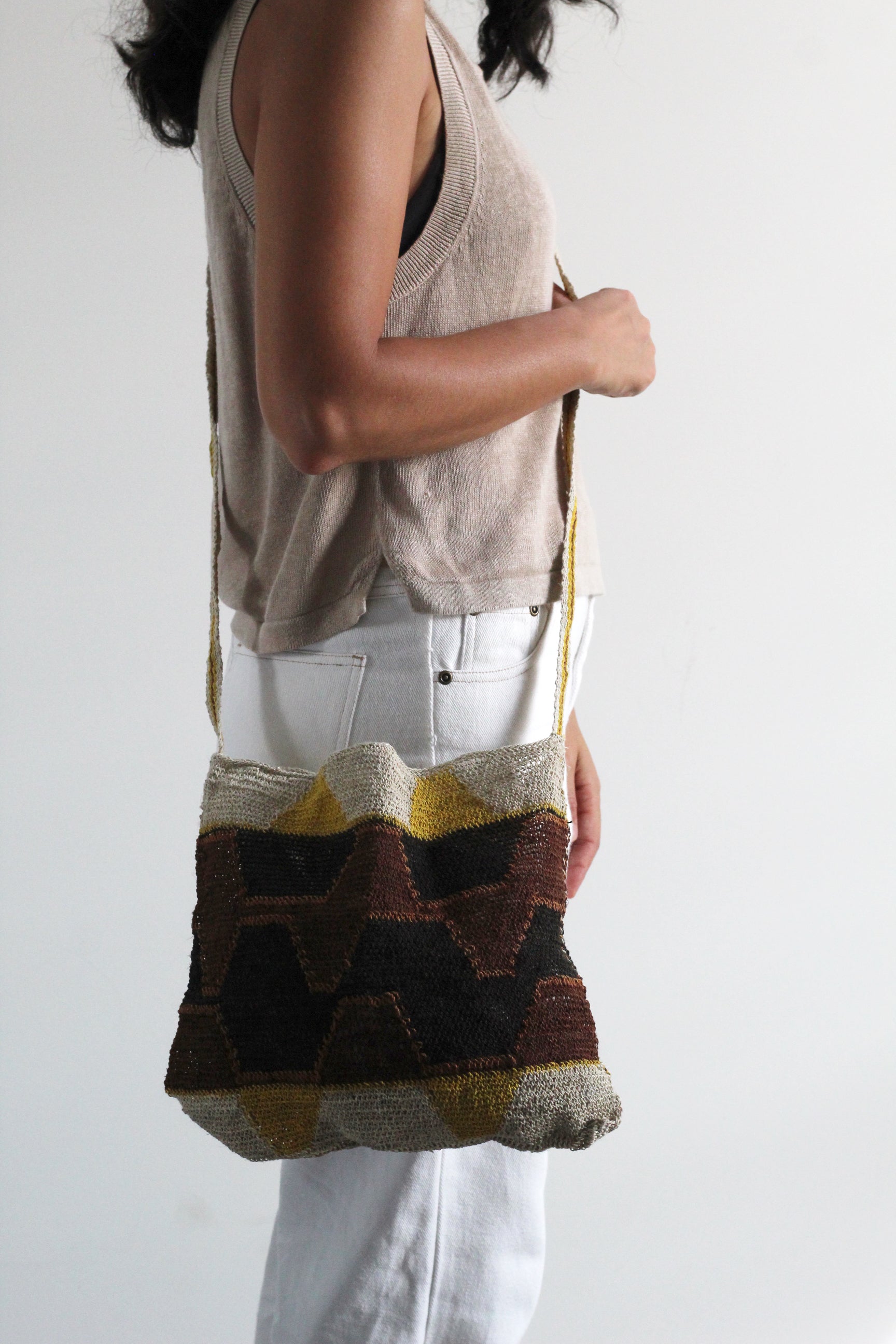 Hand woven Tierra bag #0262