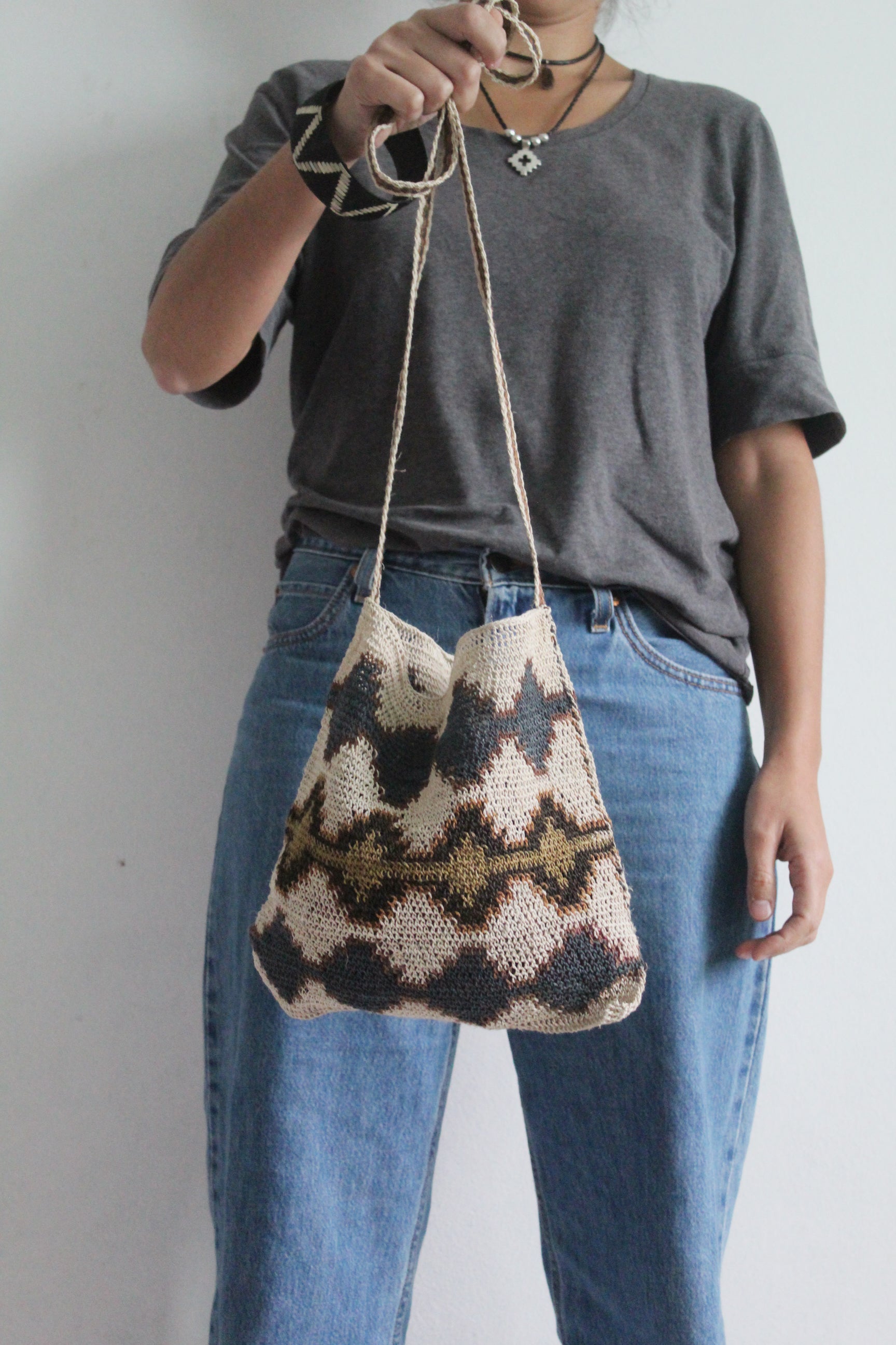 Hand woven Etnia Bag #0106