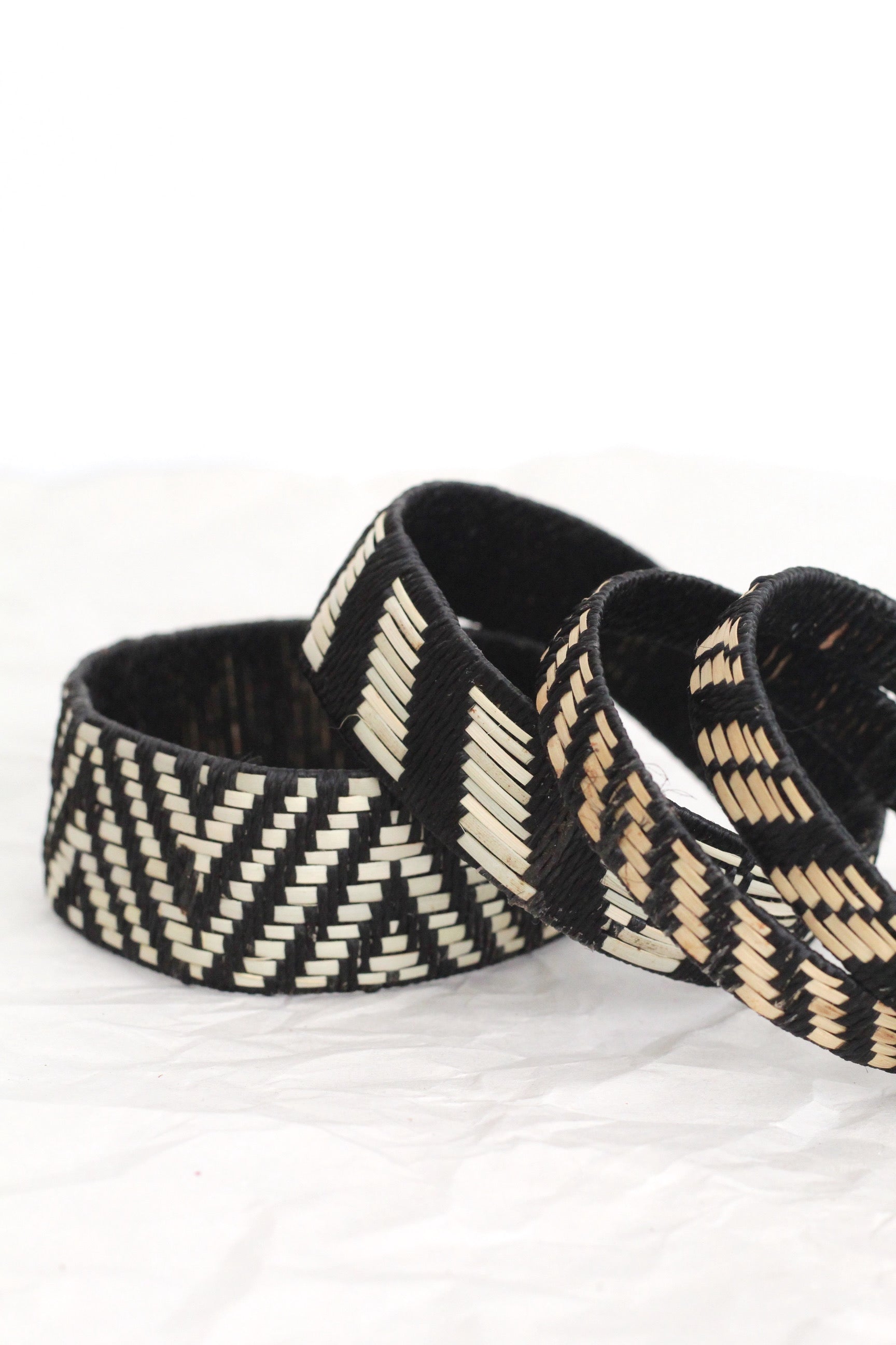 Selva Bangle Bracelet #014, handcrafted plant fibre, Argentinian jungle