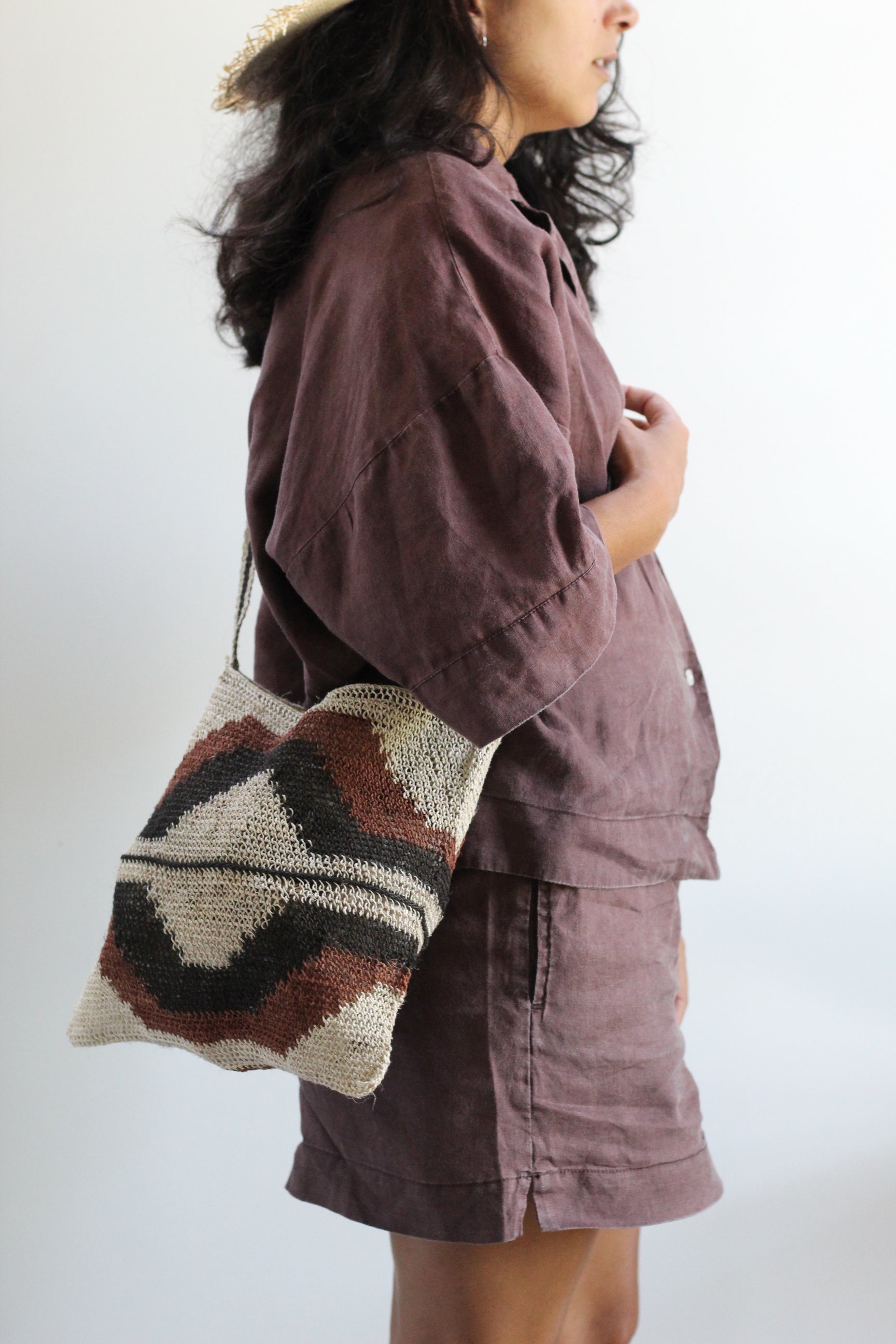 Hand woven Tierra Bag 