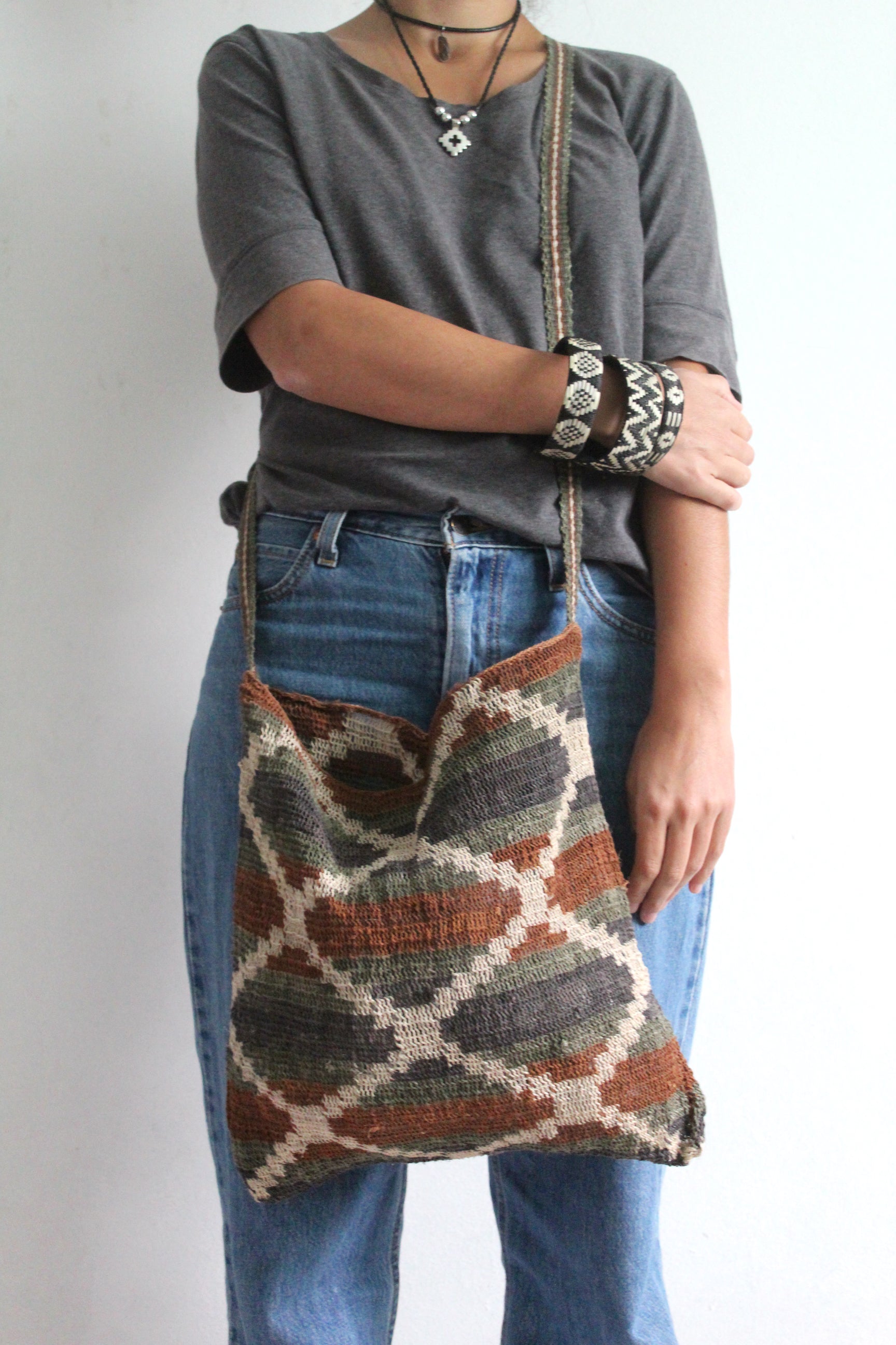 Hand woven Oversized Bag 