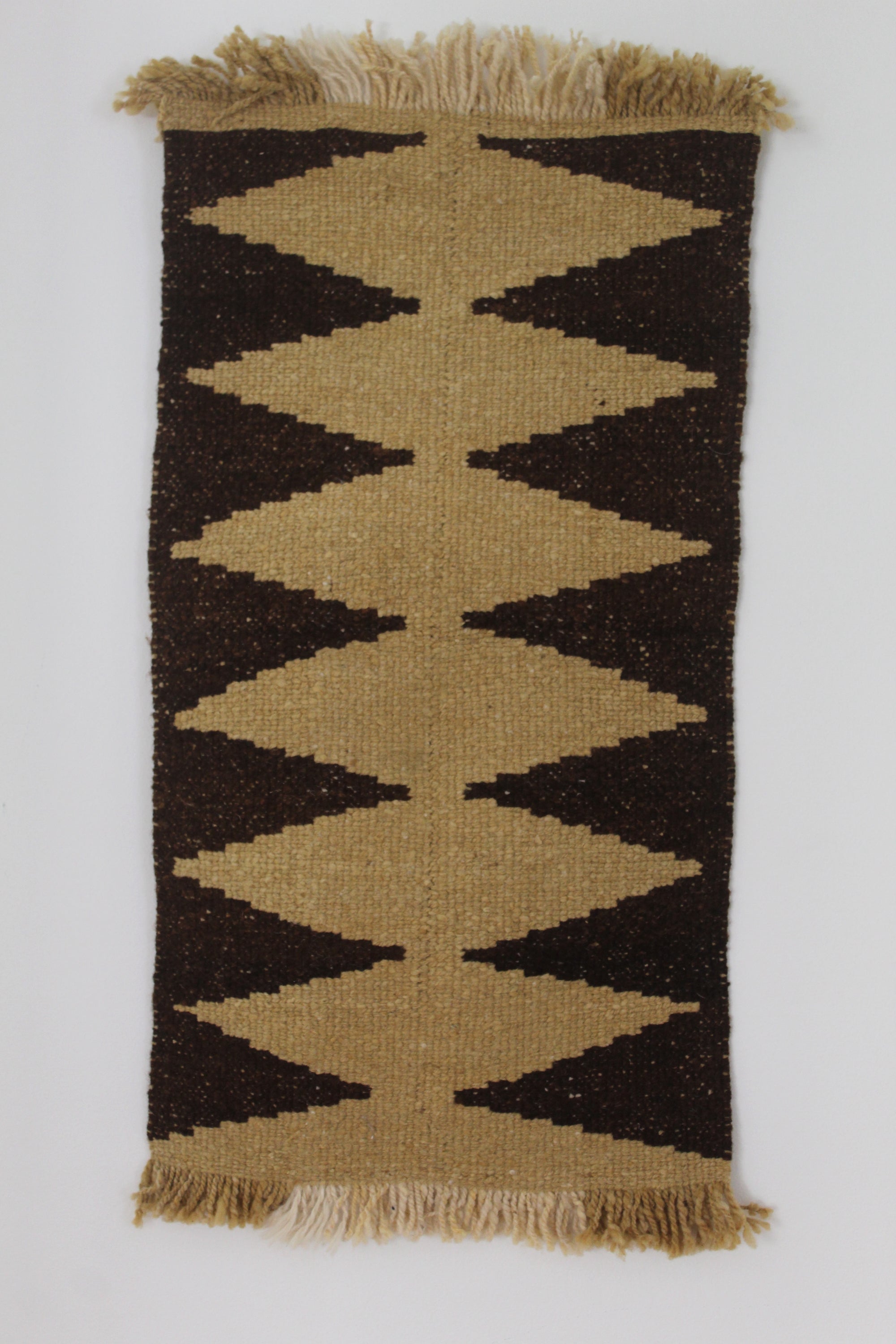 Formosa Qom Textile #025, handwoven sheep wool by Qom artisans, Argentina