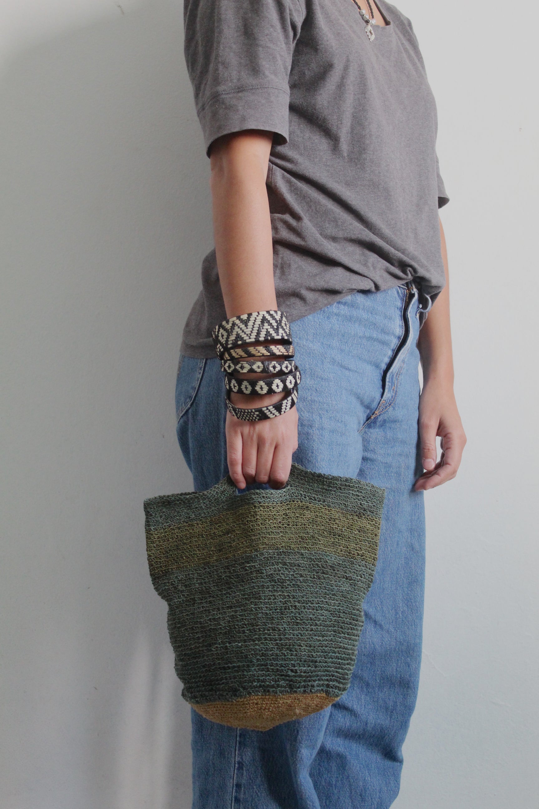 Hand woven Clutch 