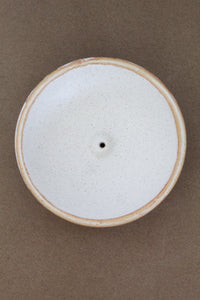 Incense Holder | Wood fired Piker White