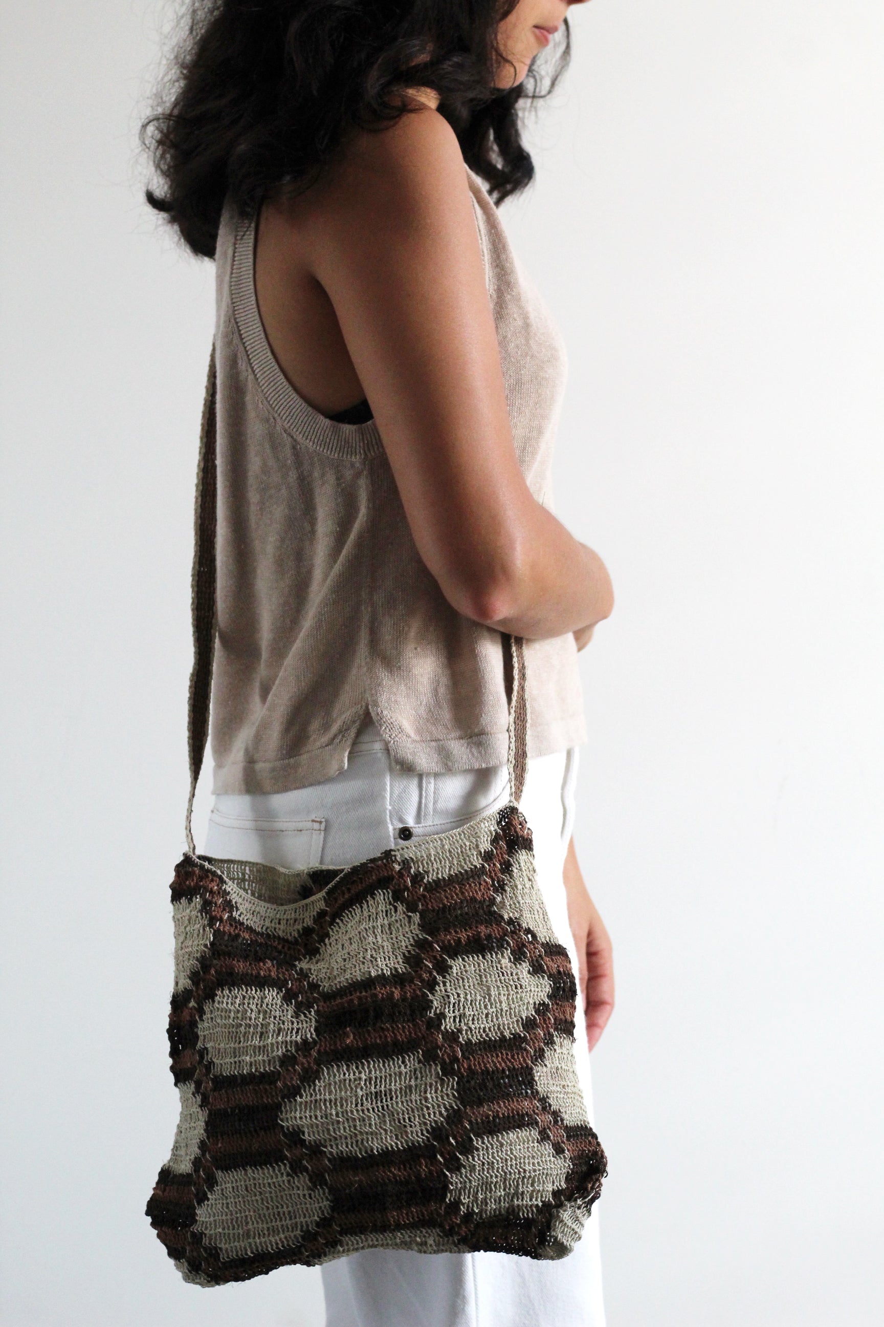 Hand woven Tierra bag #0274