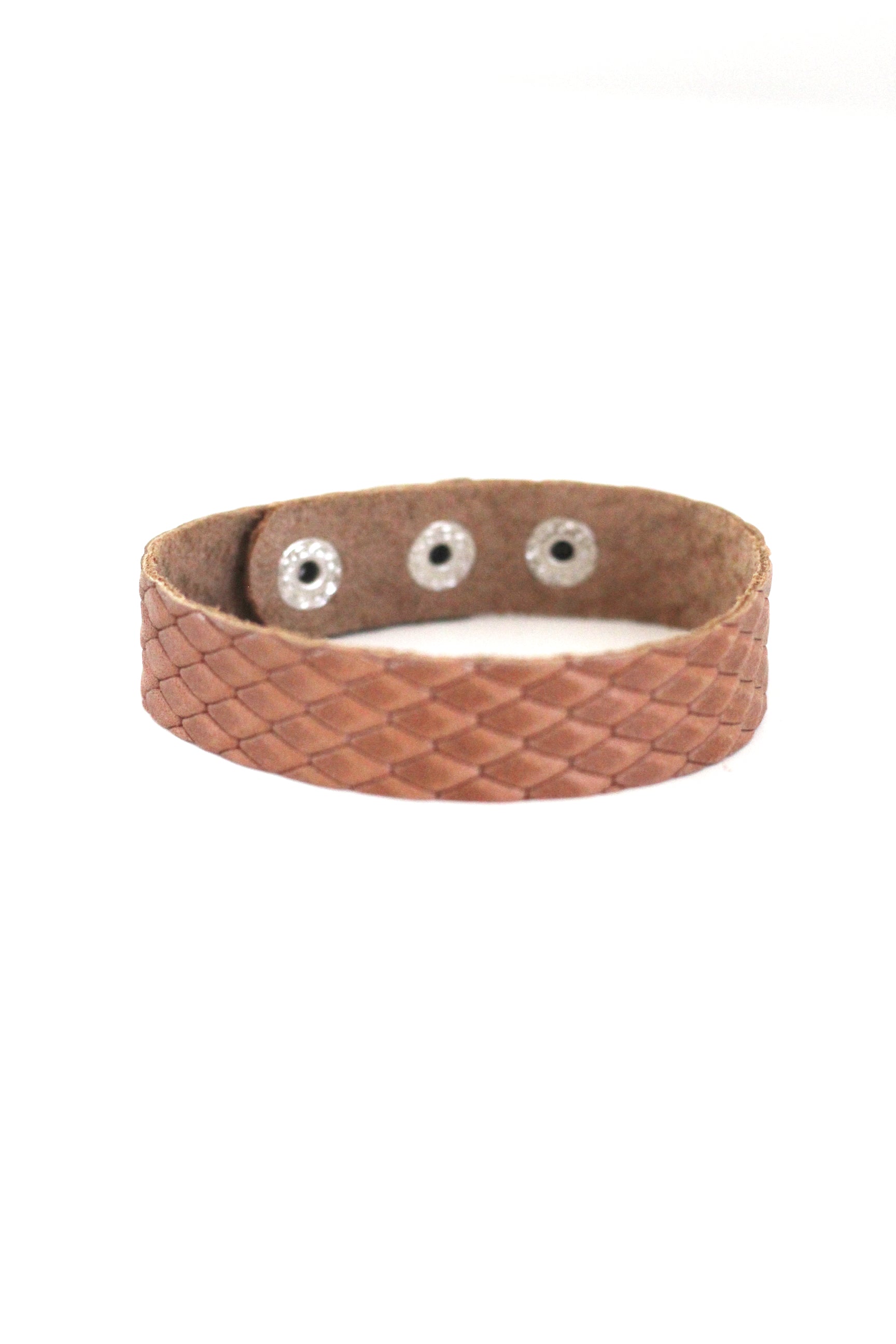Tanned Leather Bracelet #006, handcrafted leather, Argentina