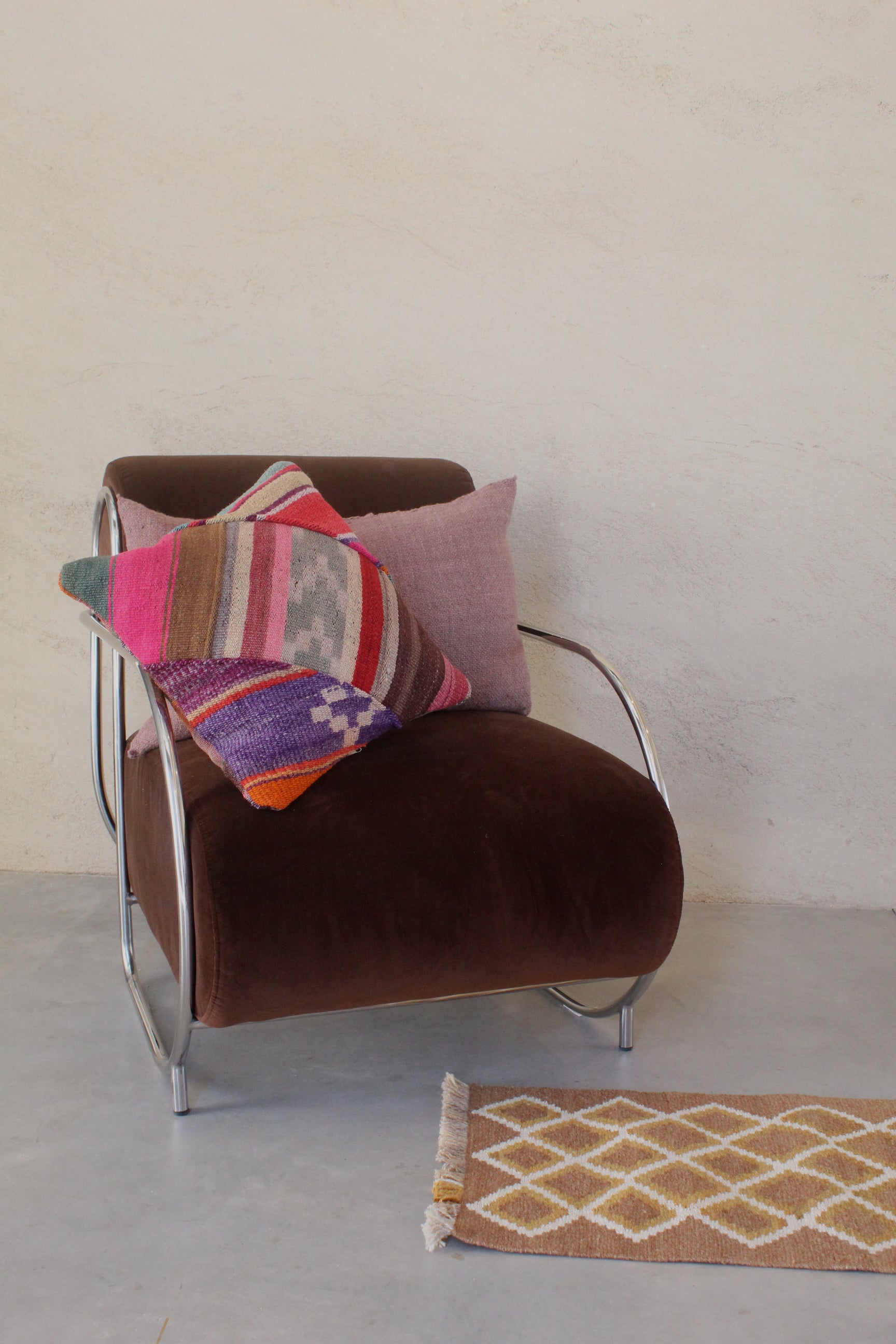 Formosa Qom Textile #022, handwoven sheep wool by Qom artisans, Argentina