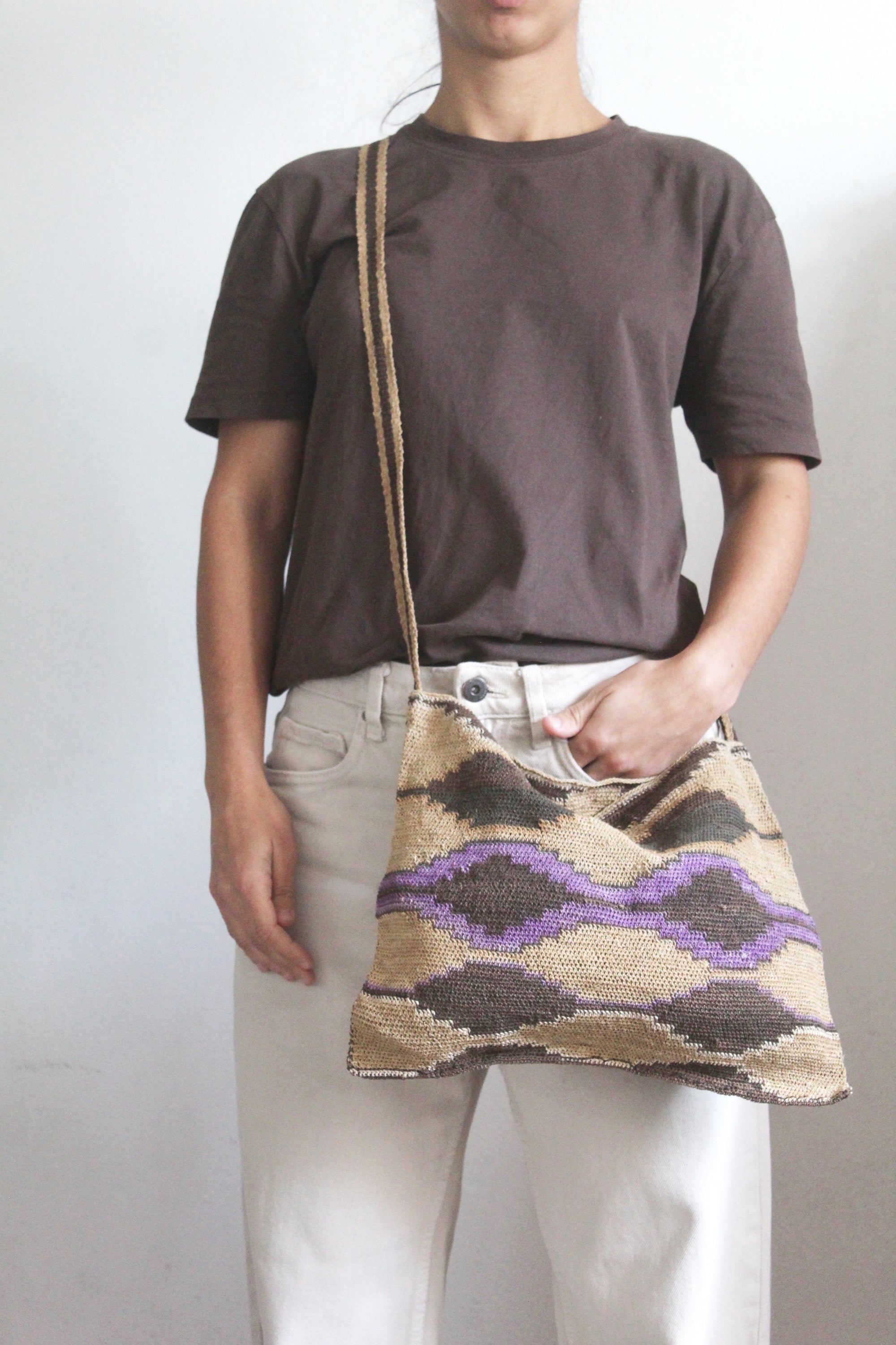 Hand woven Tierra Bag 