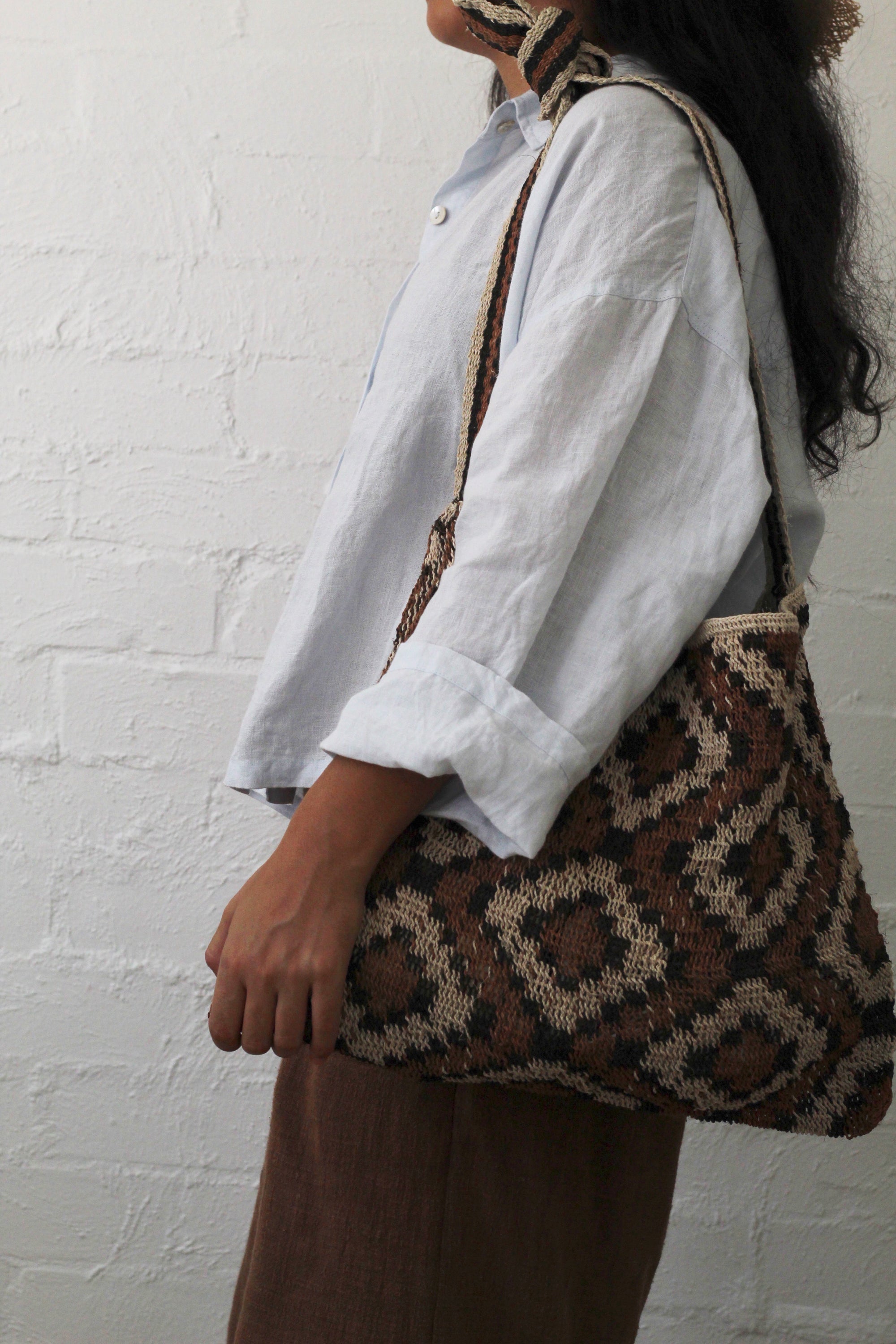 Hand woven Oversized Bag 