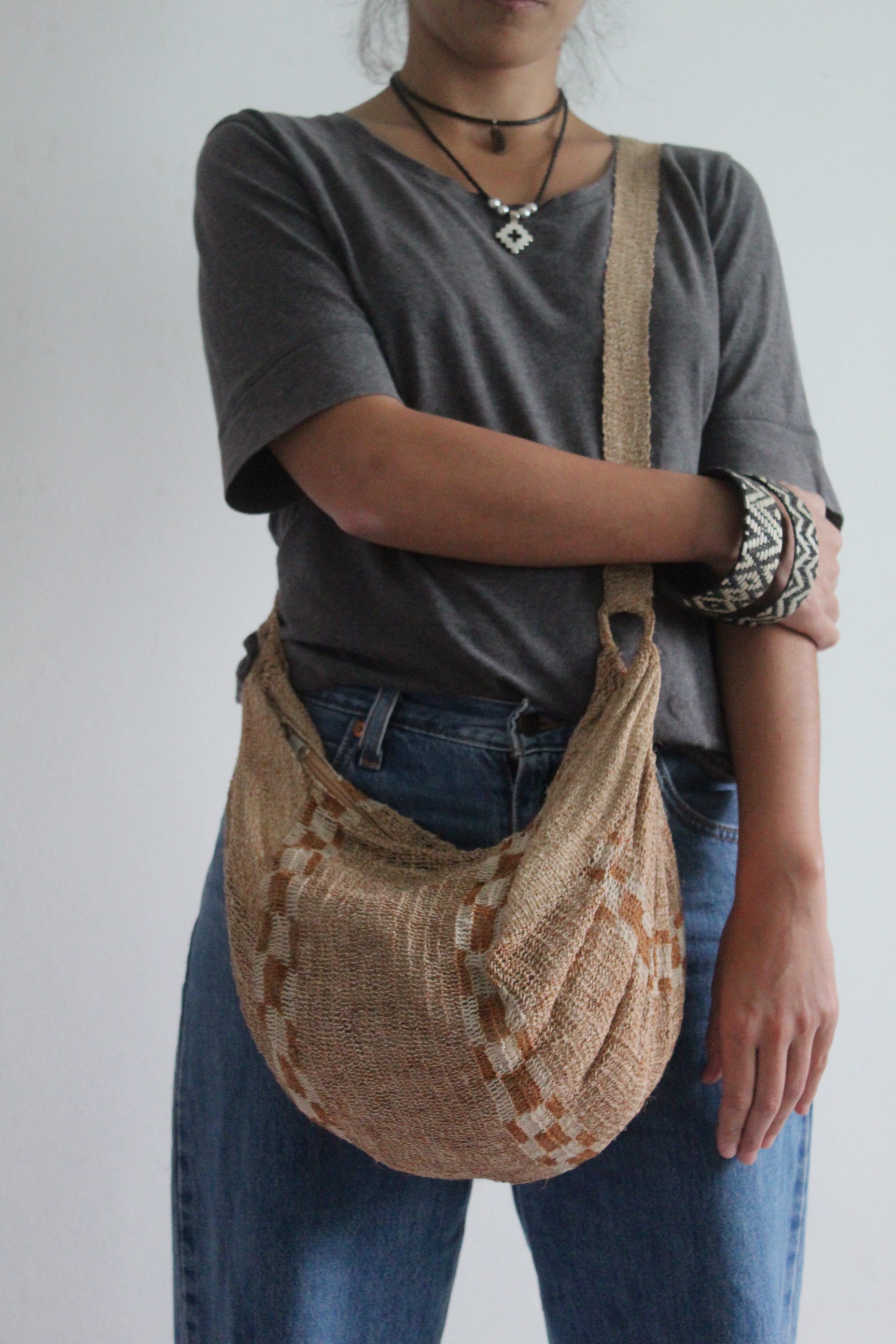 Hand woven Seed Bag #032