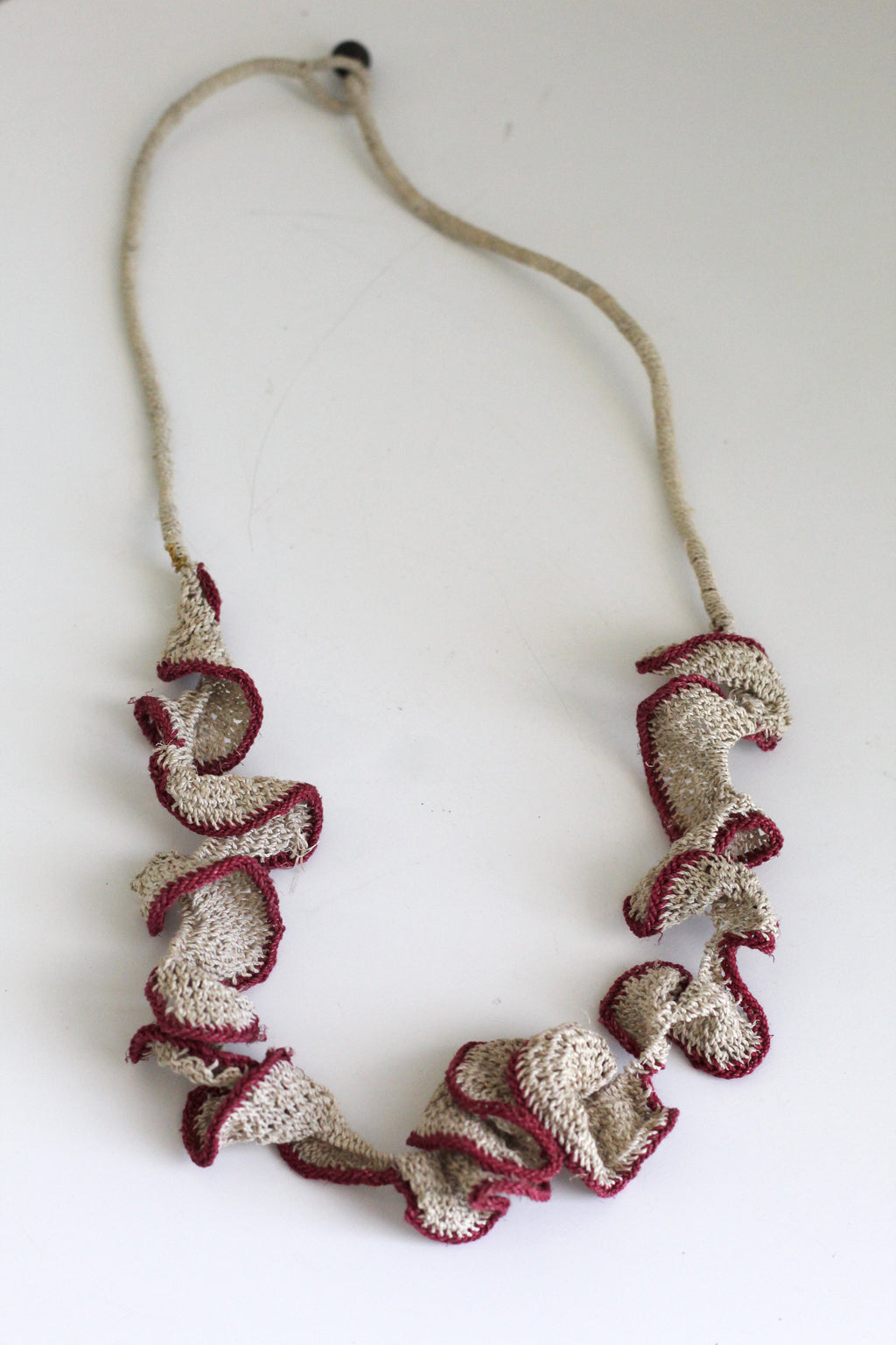 hand woven necklace