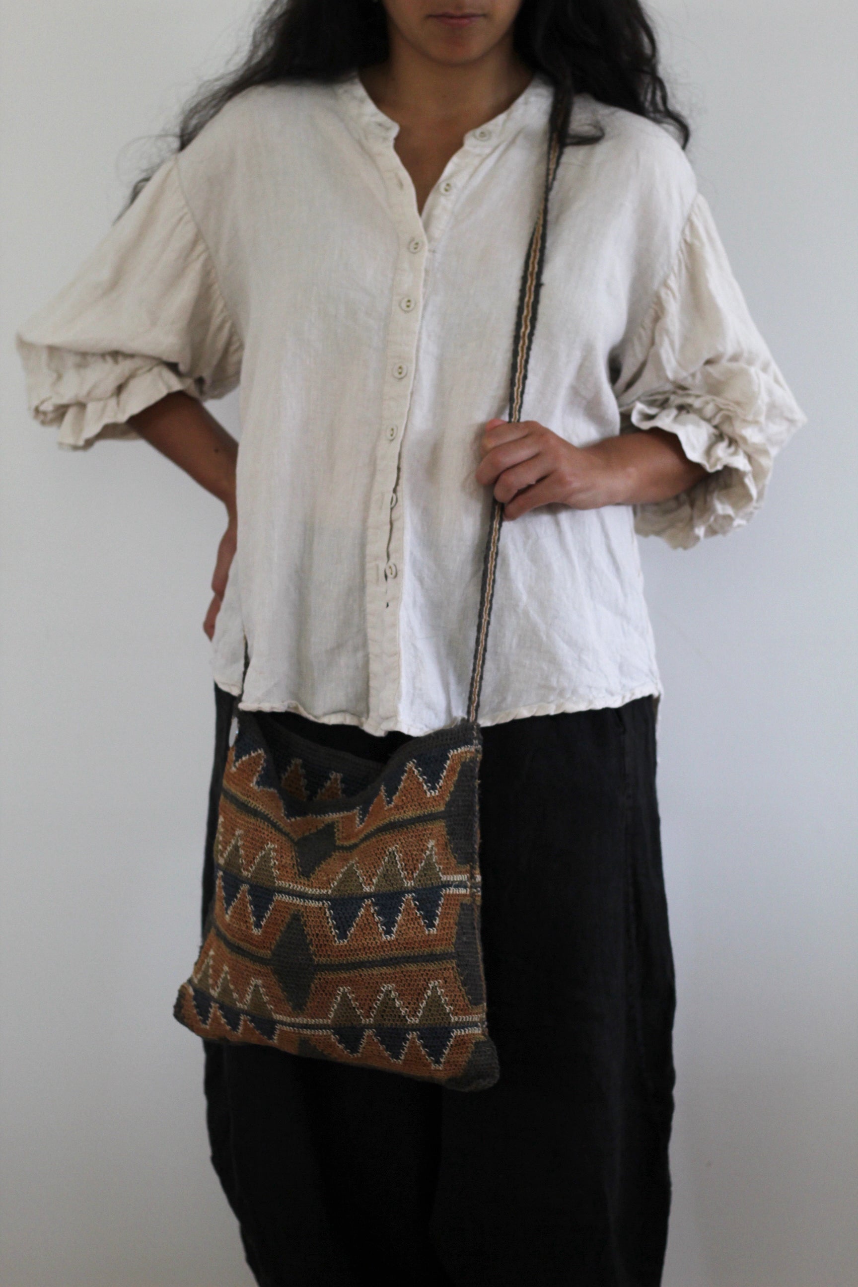 Hand woven Tierra Bag  #0352