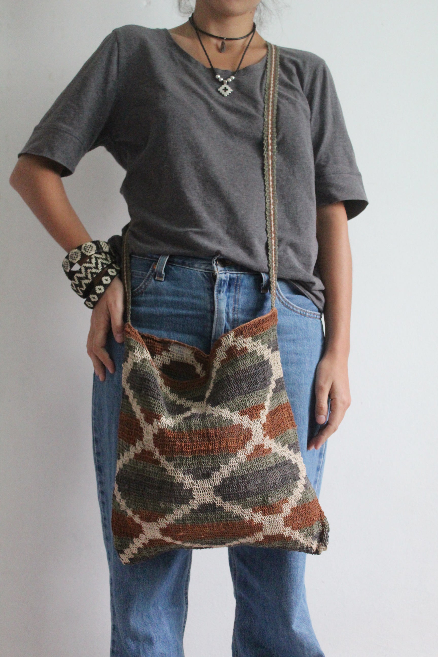 Hand woven Oversized Bag 
