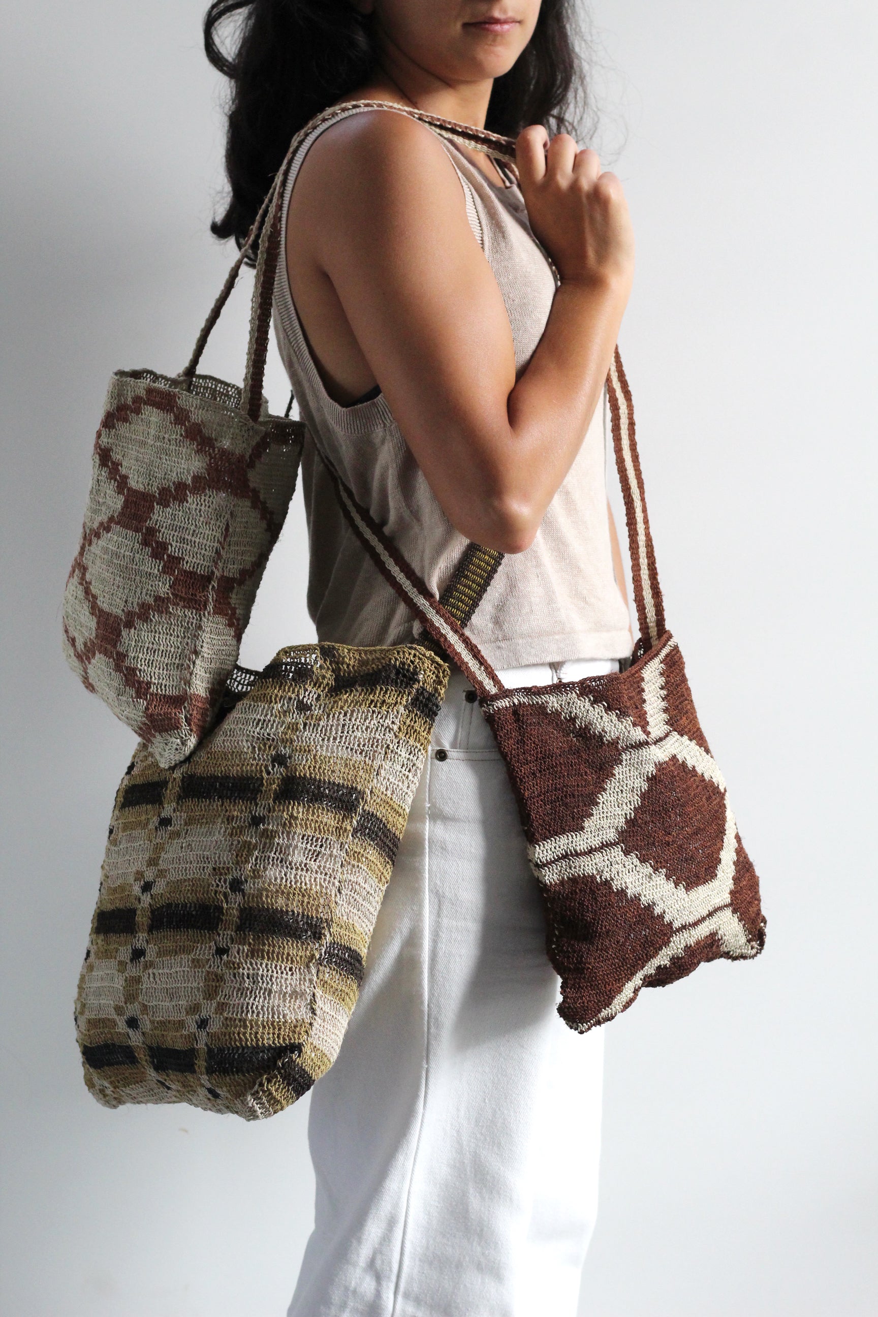 Hand woven Tierra bag #0270