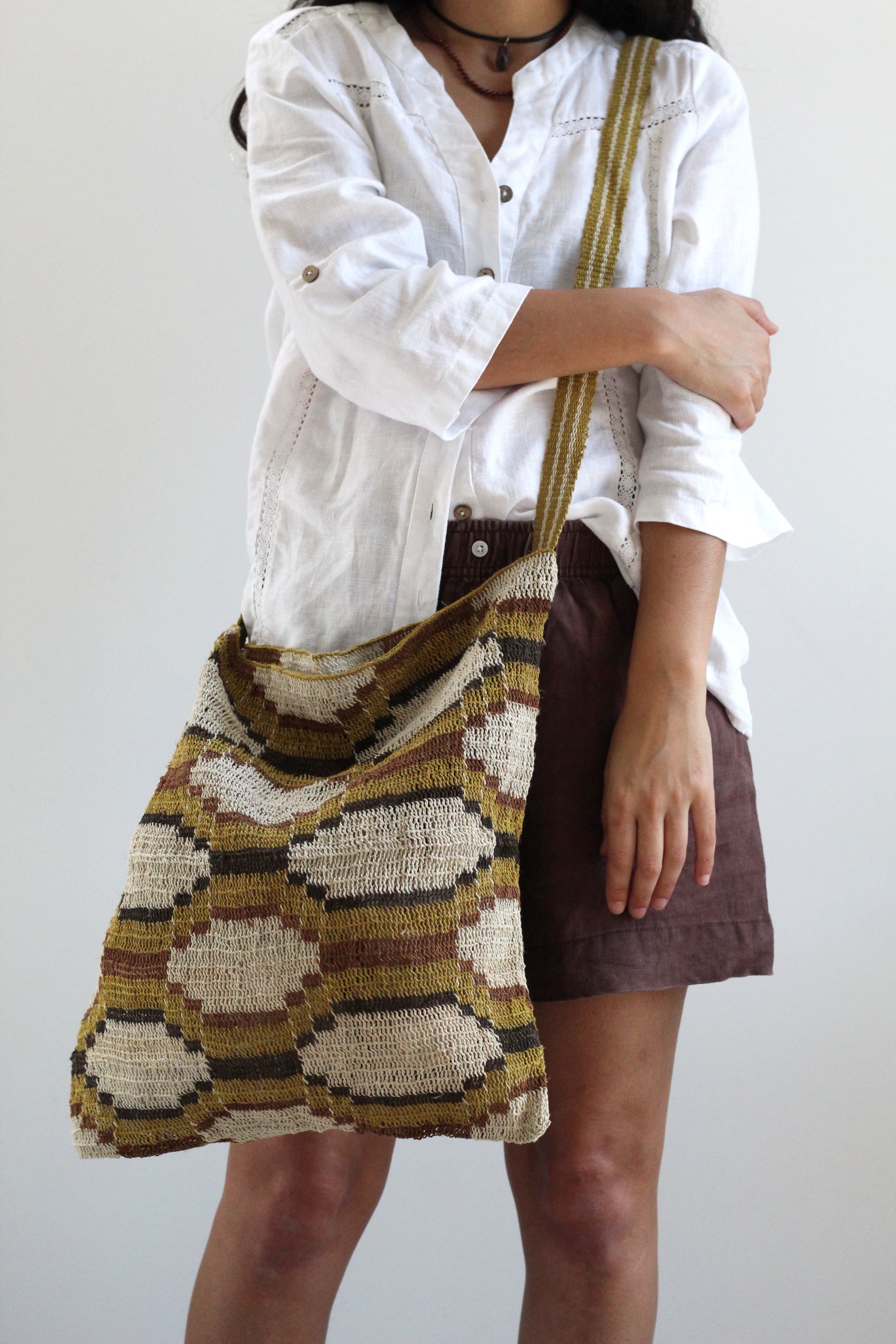 Hand woven Oversized Bag 