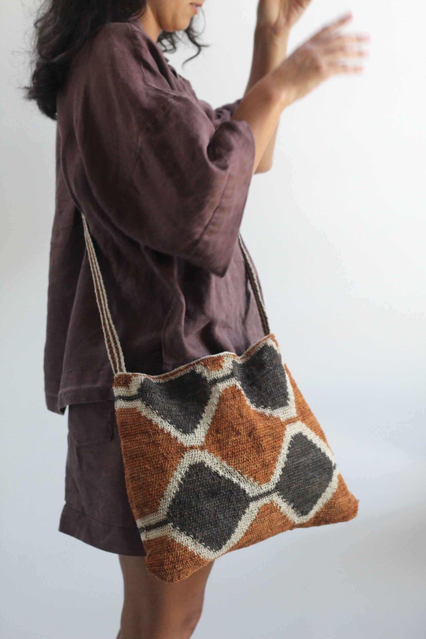 Hand woven Large Bag #048