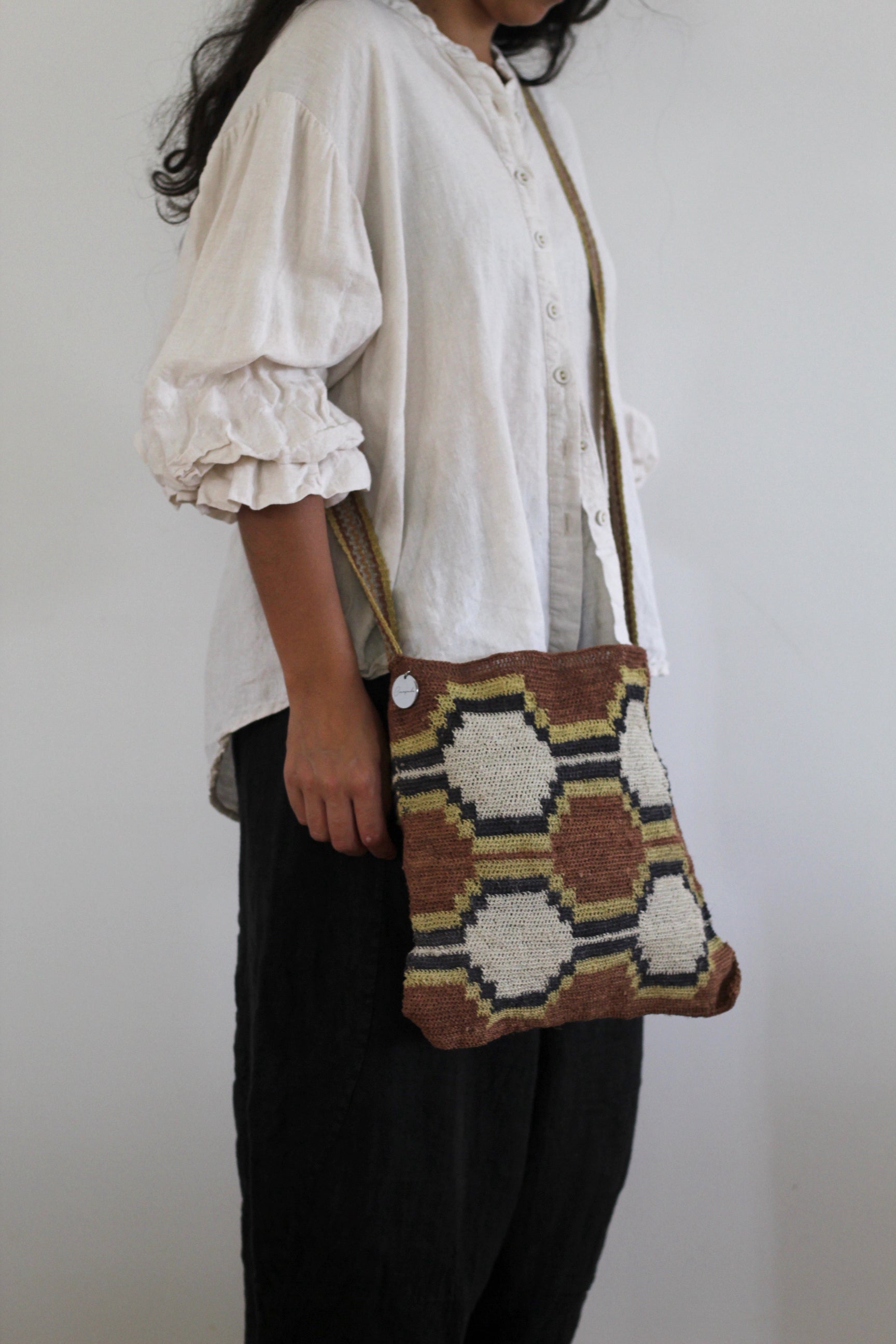 BLACK FRIDAY 25% OFF | Hand woven Tierra Bag #0362