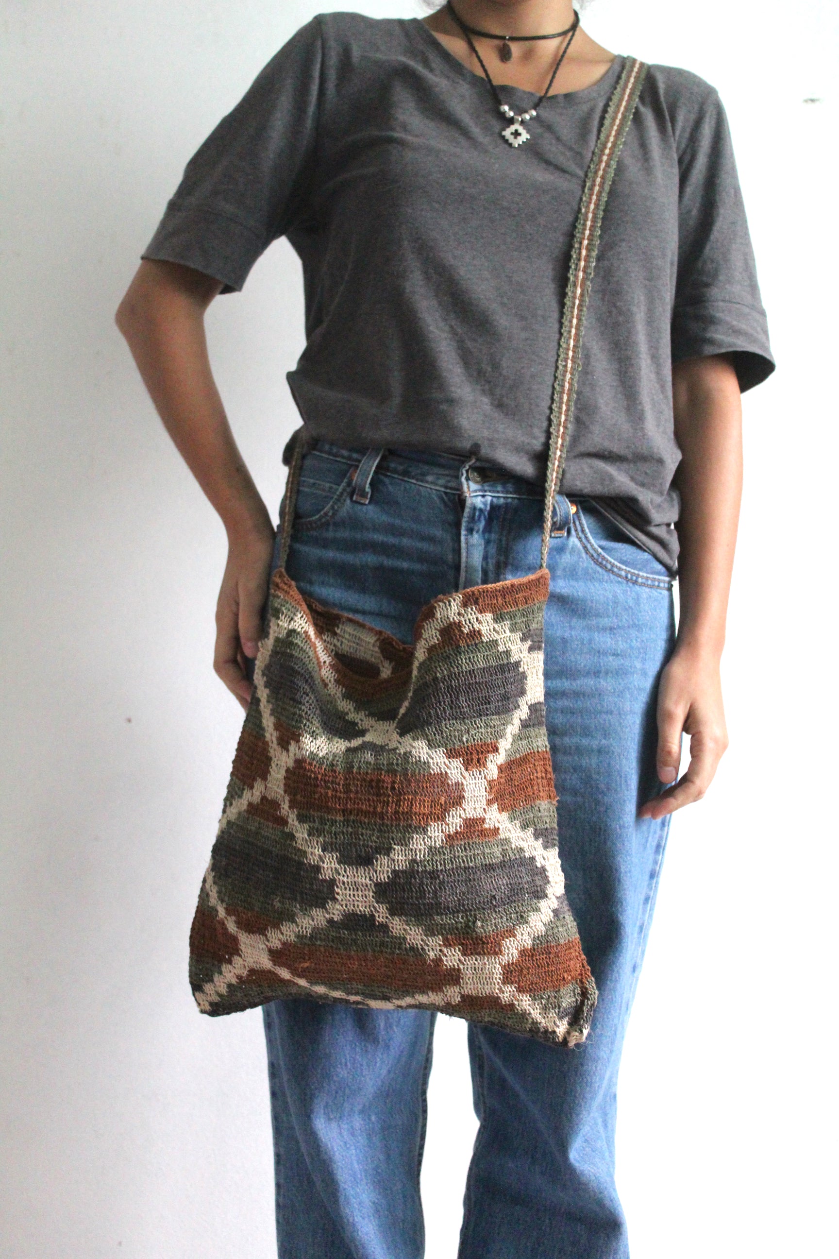 Hand woven Oversized Bag #032