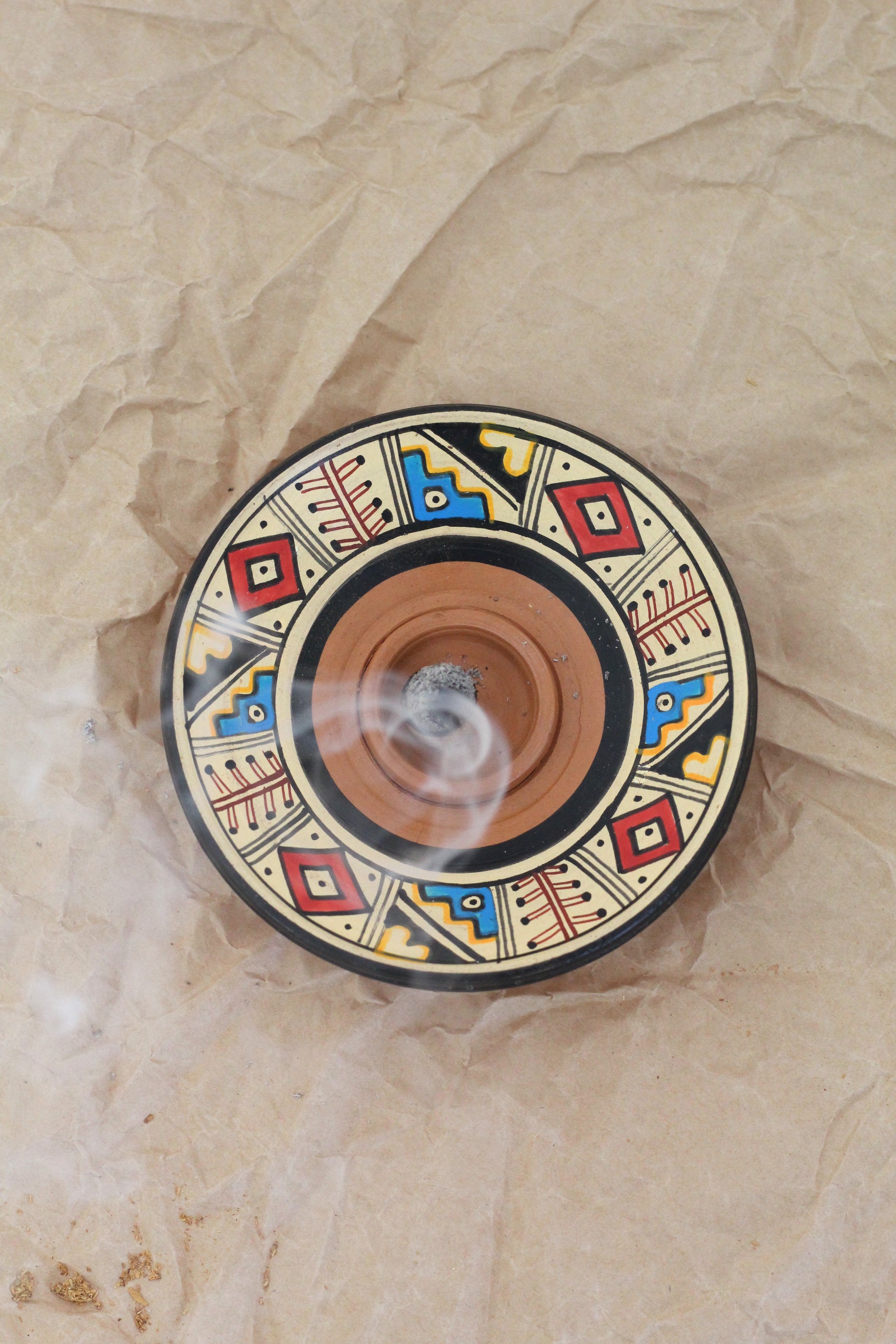 Wanchako Incense Holder #001, handmade ceramic