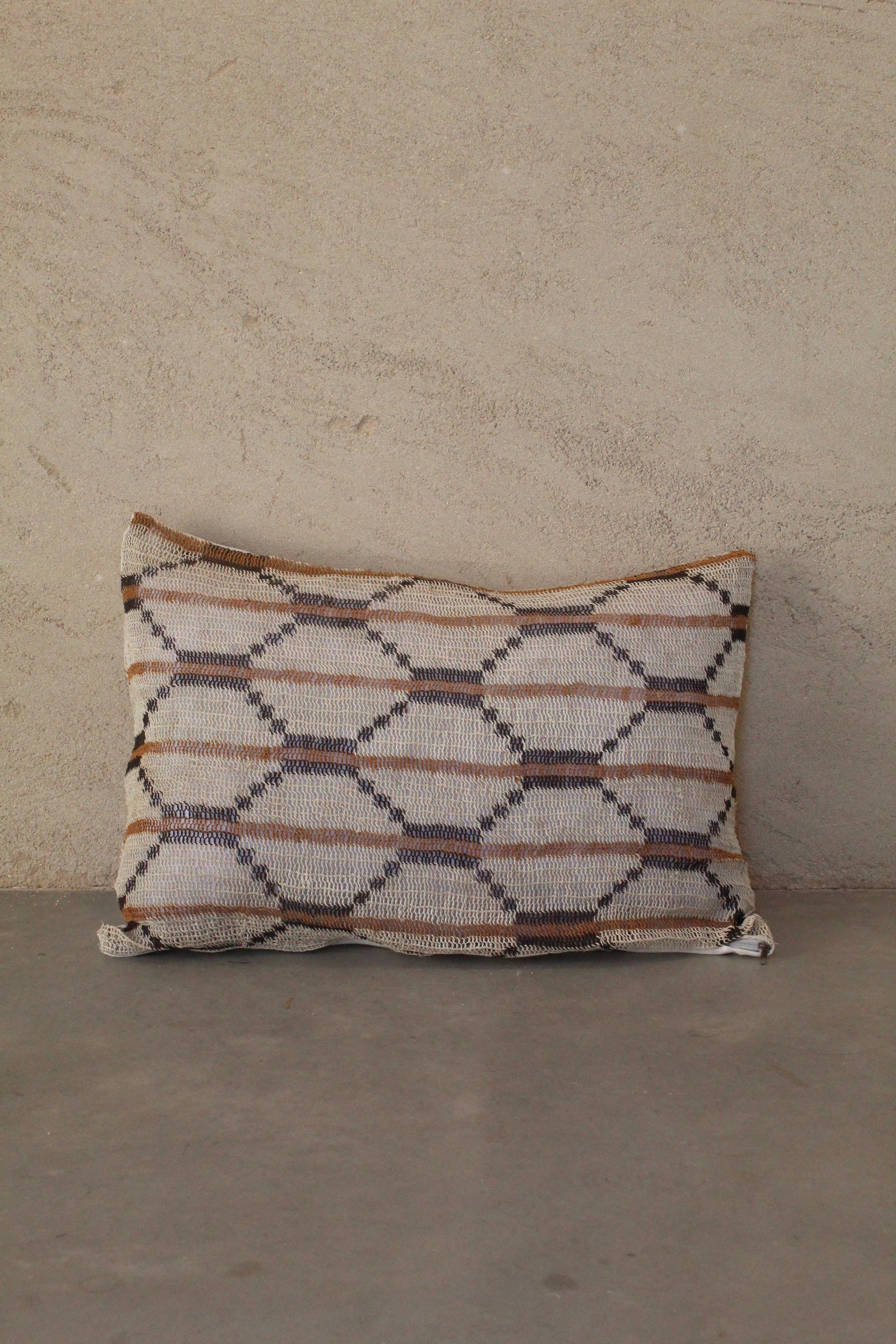 Monte Cushion #005, handwoven chaguar by Wichi artisans, Argentina