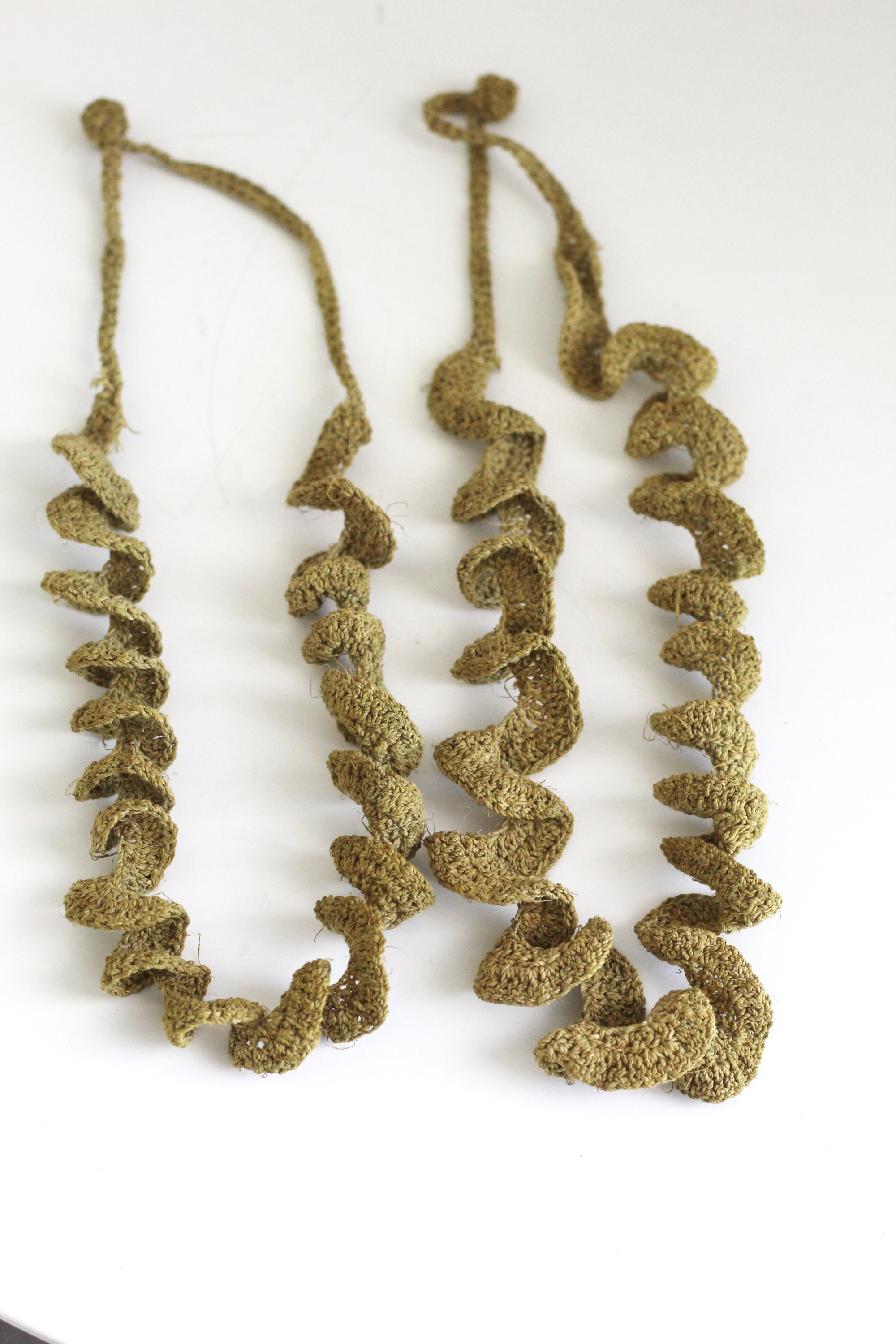 Necklace #069 Corn, handwoven chaguar by Wichi artisans, Argentina