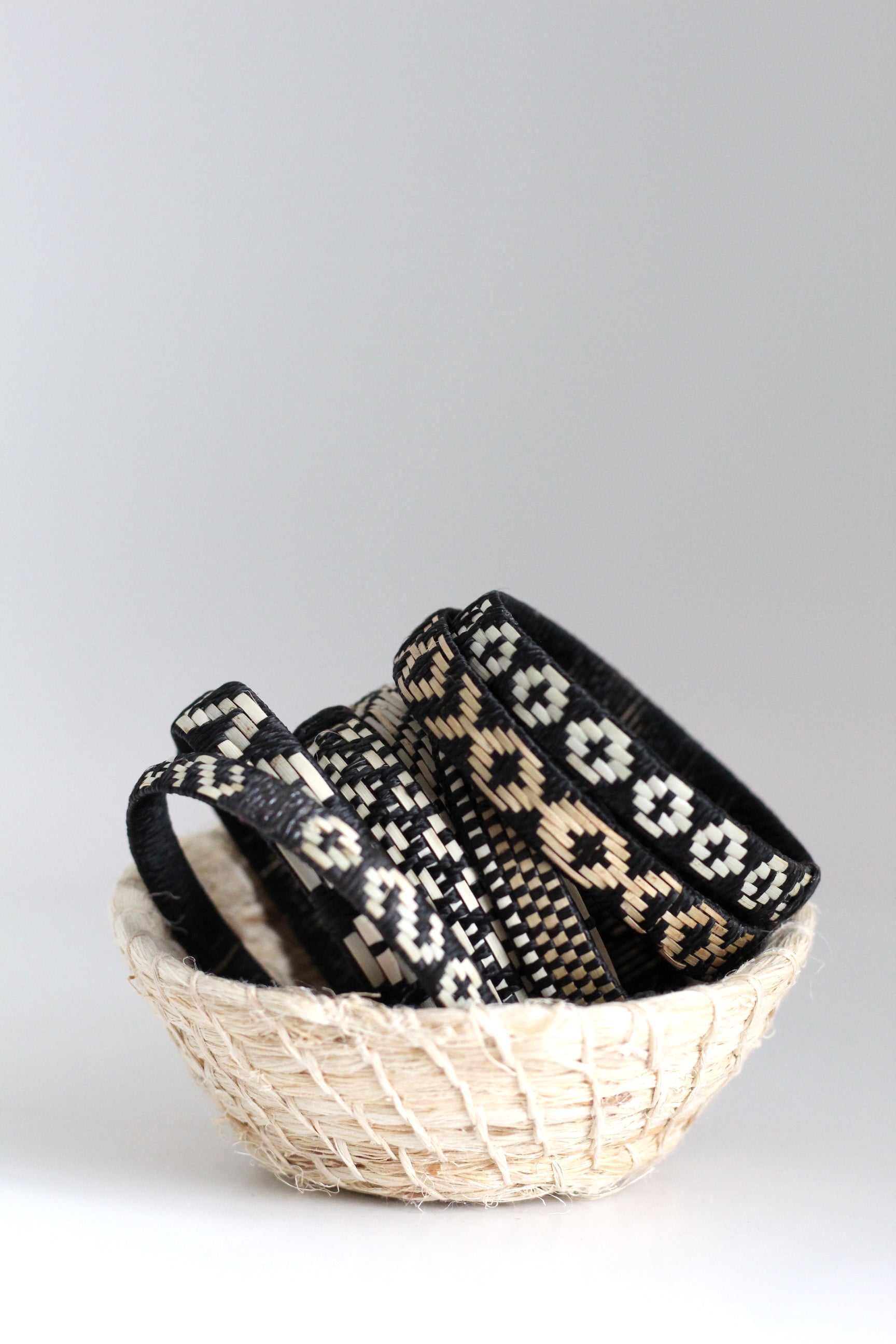 Selva Bangle Bracelet #004, handcrafted plant fibre, Argentinian jungle