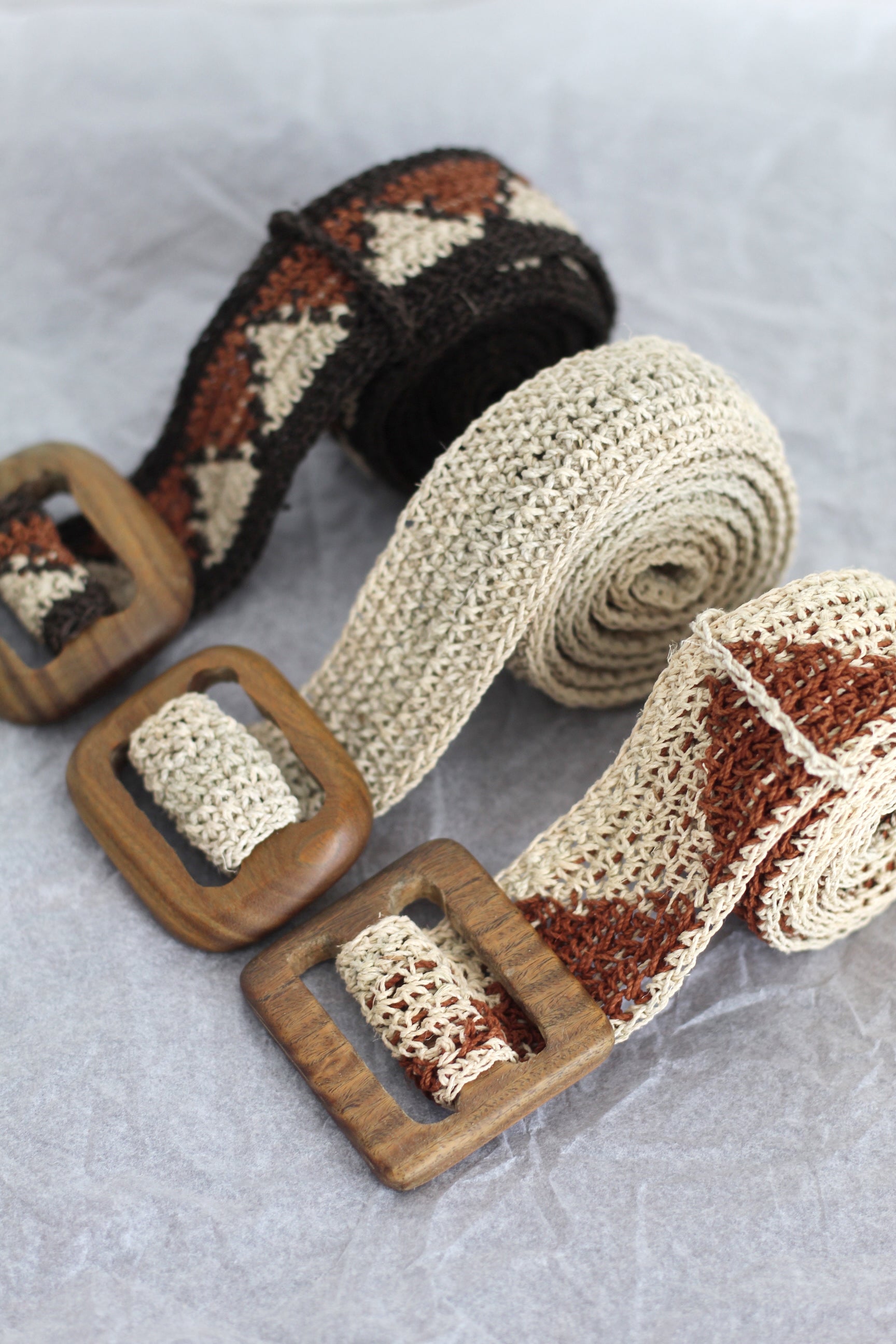 Belt #0222, chaguar fibre by Wichi artisans, Argentina