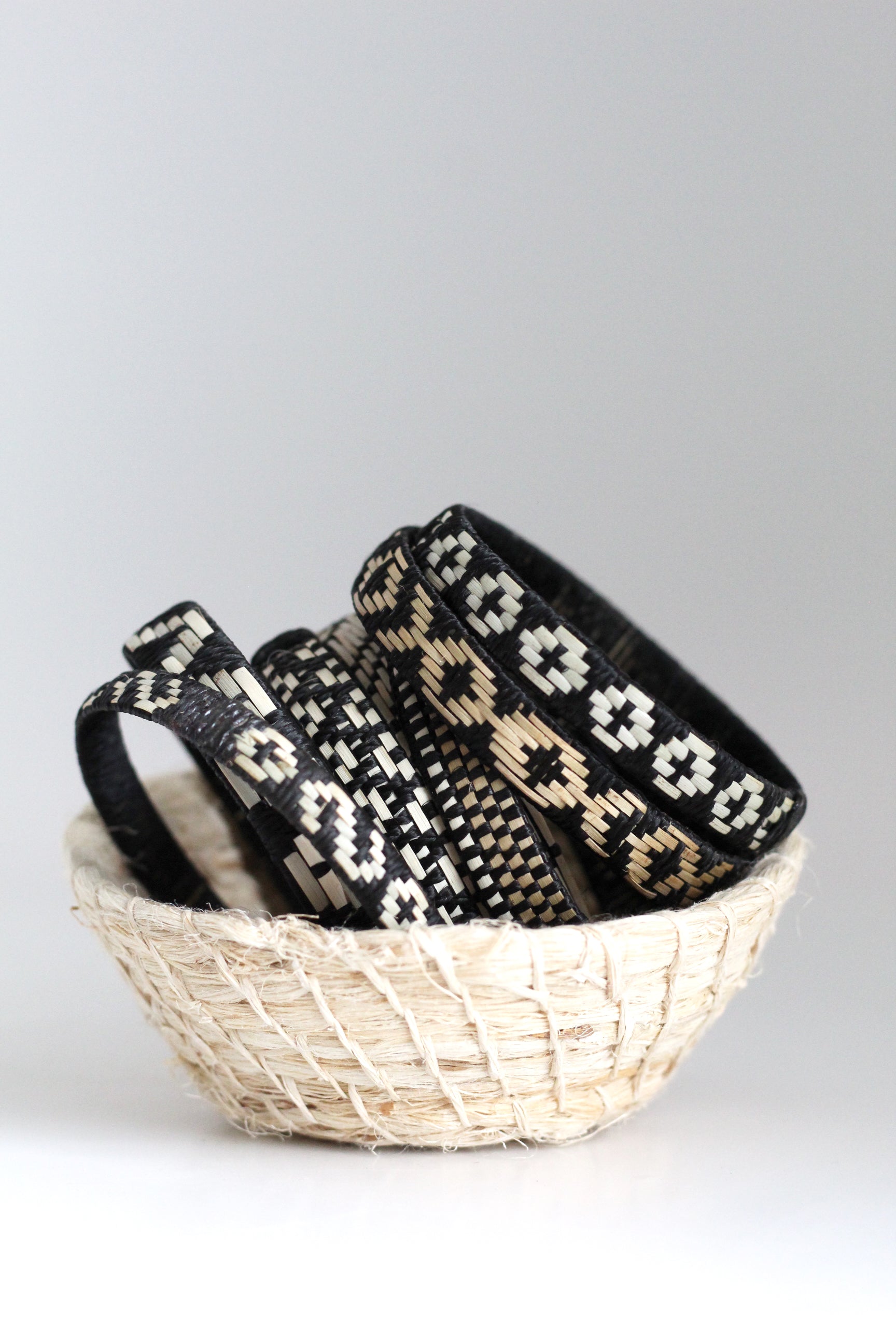 Selva Bangle Bracelet #001, handcrafted plant fibre, Argentinian jungle