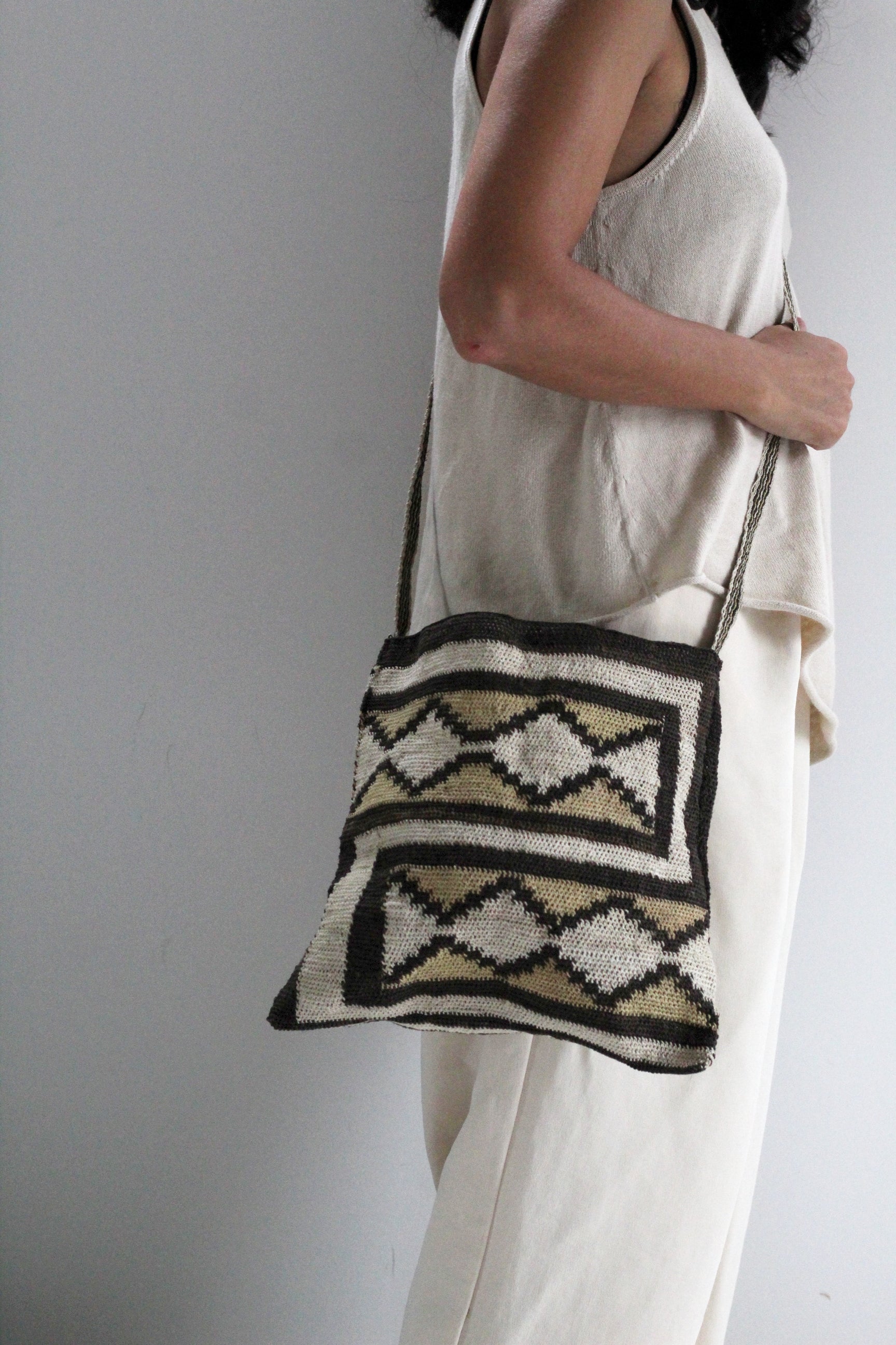 BLACK FRIDAY UP TO 40%OFF | Hand woven Tierra bag #0269