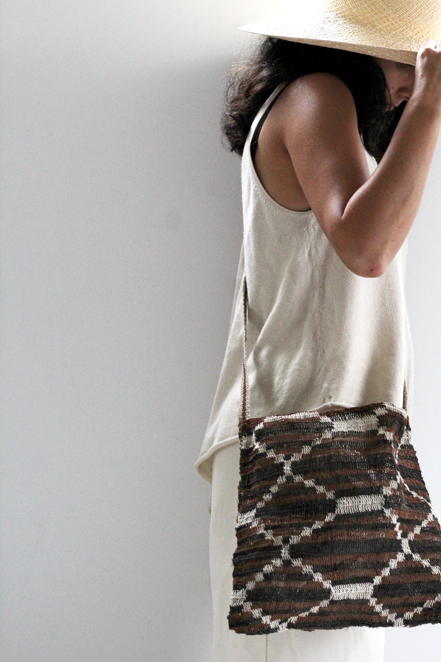 Hand woven Tierra bag #0273