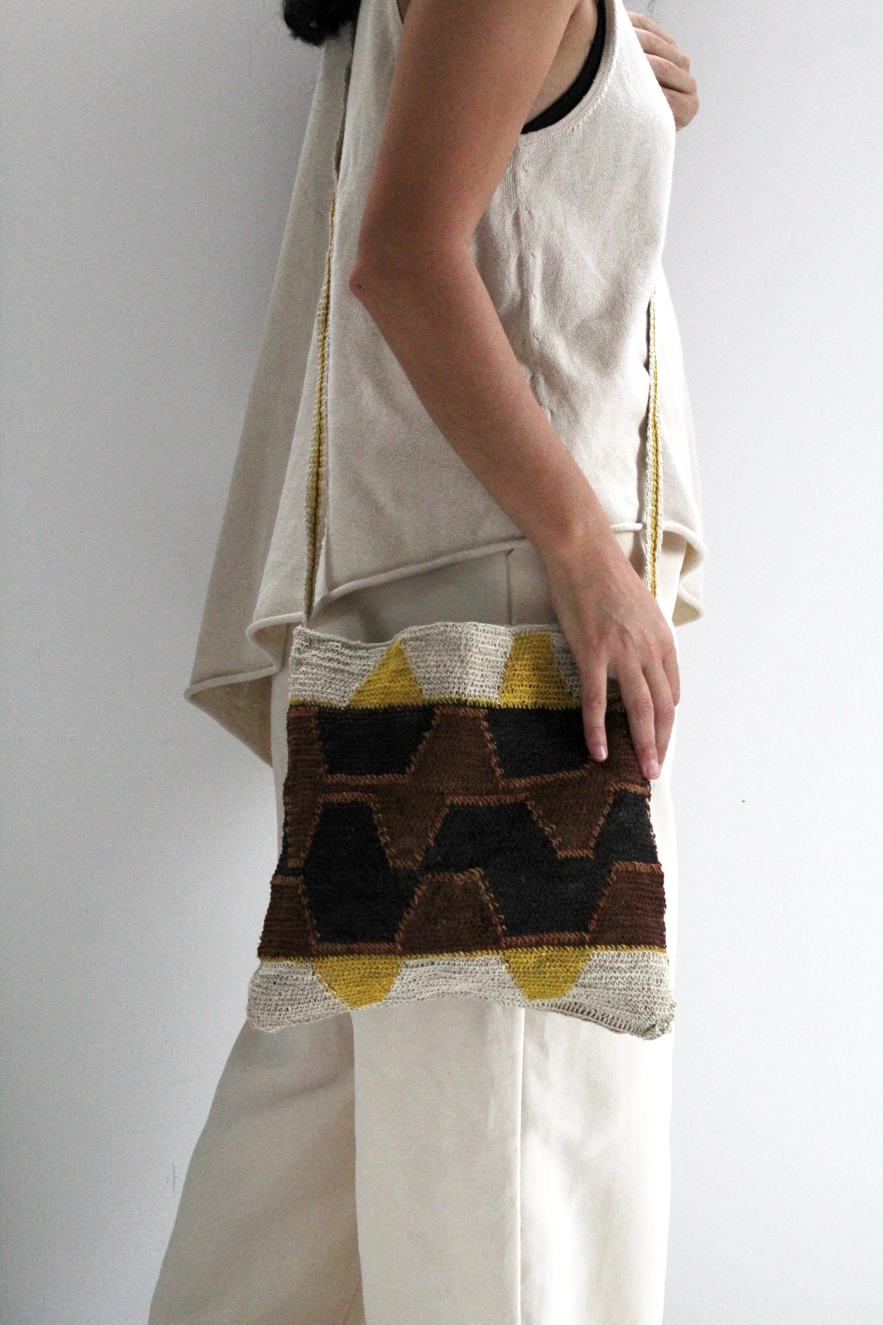 BLACK FRIDAY UP TO 40%OFF | Hand woven Tierra bag #0262