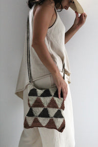 BLACK FRIDAY UP TO 40%OFF | Hand woven Tierra bag #0263