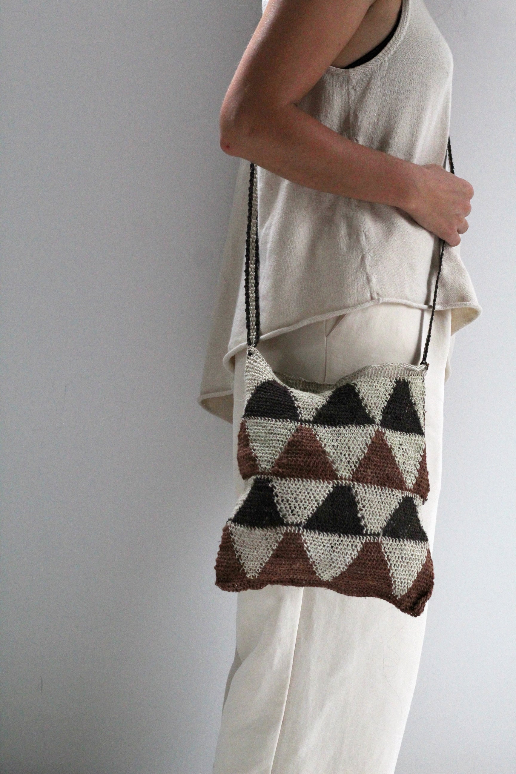 BLACK FRIDAY UP TO 40%OFF | Hand woven Tierra bag #0263