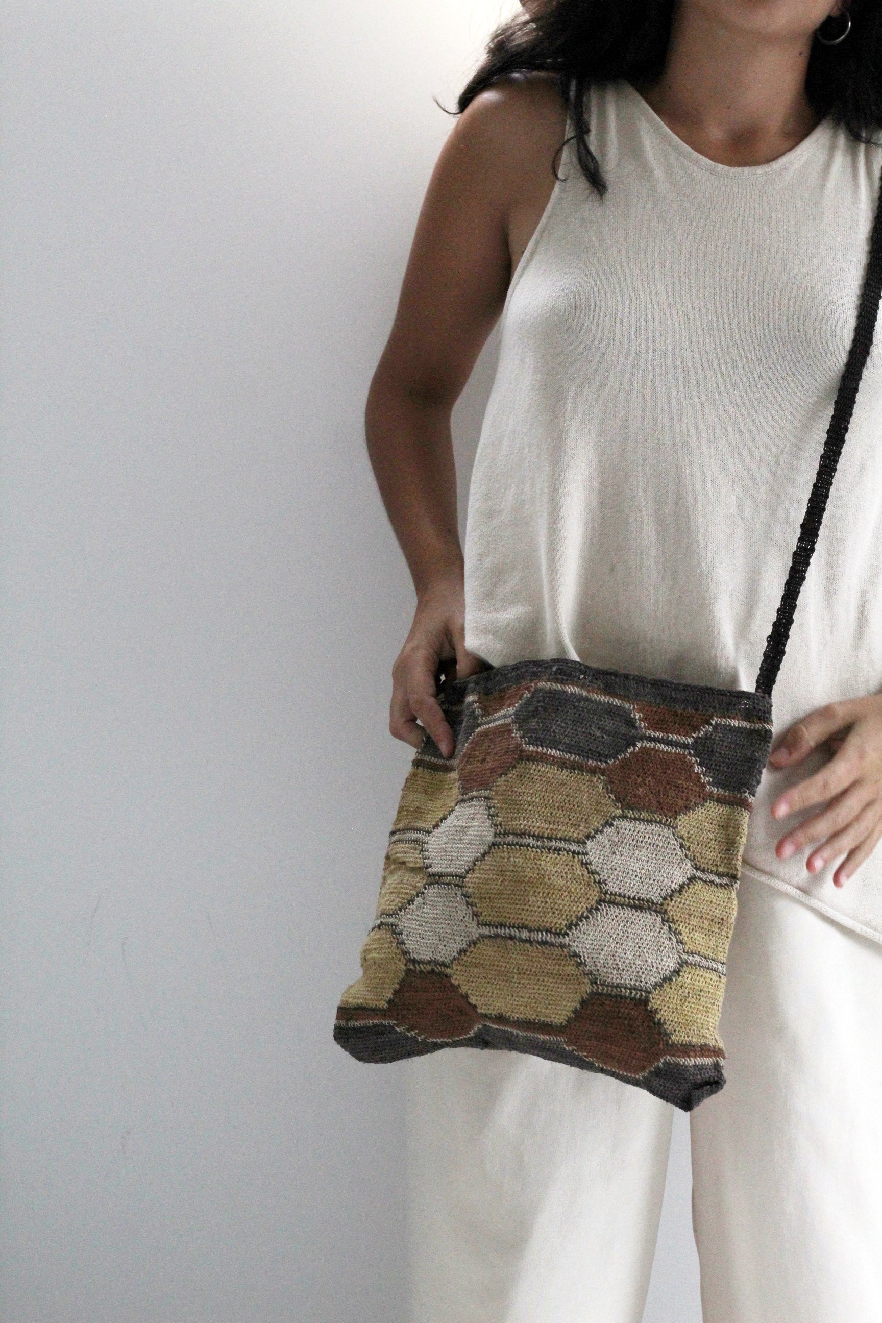 BLACK FRIDAY UP TO 40%OFF | Hand woven Tierra bag #0265